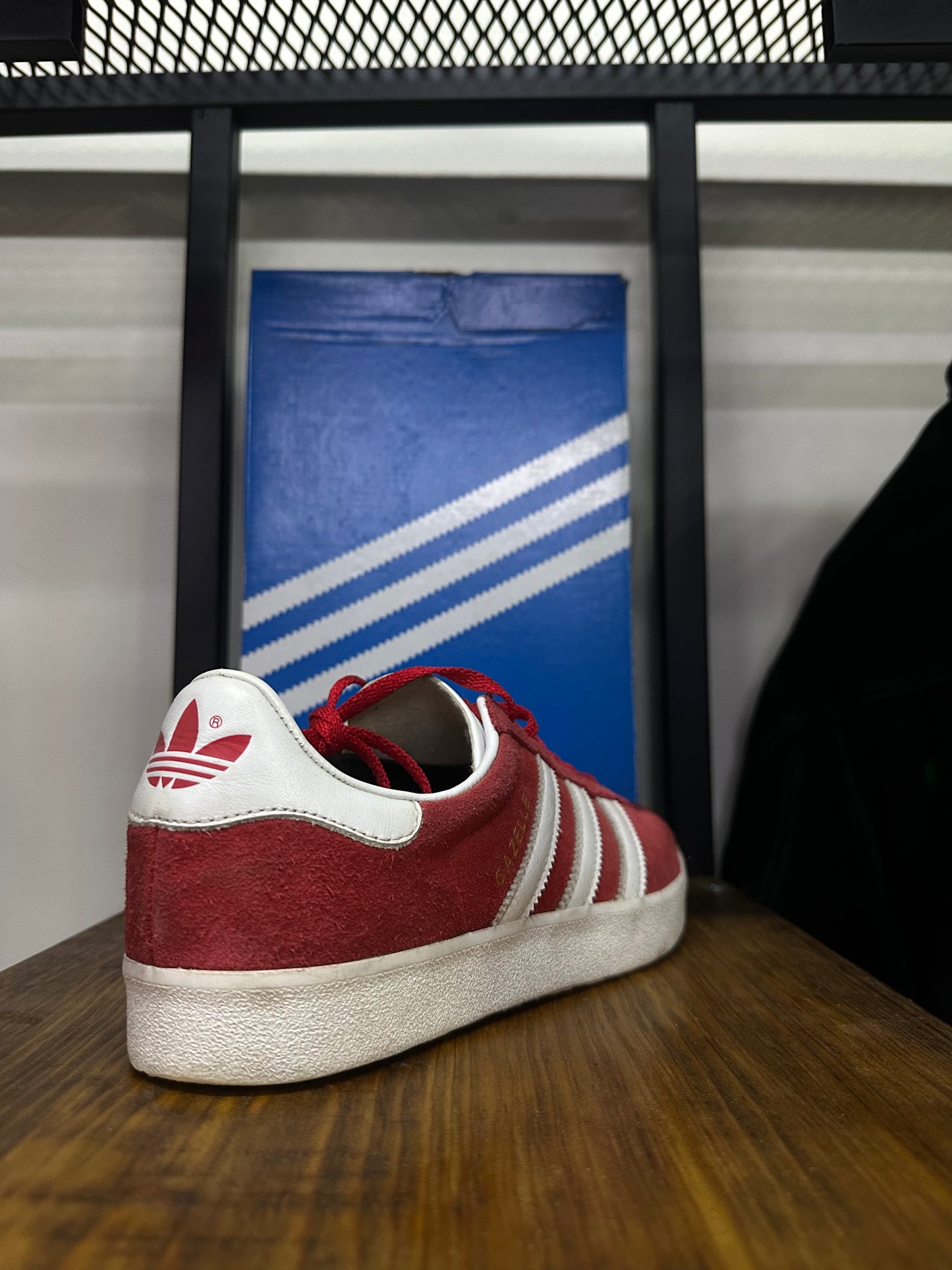 ADIDAS GAZELLE RED SNEAKERS