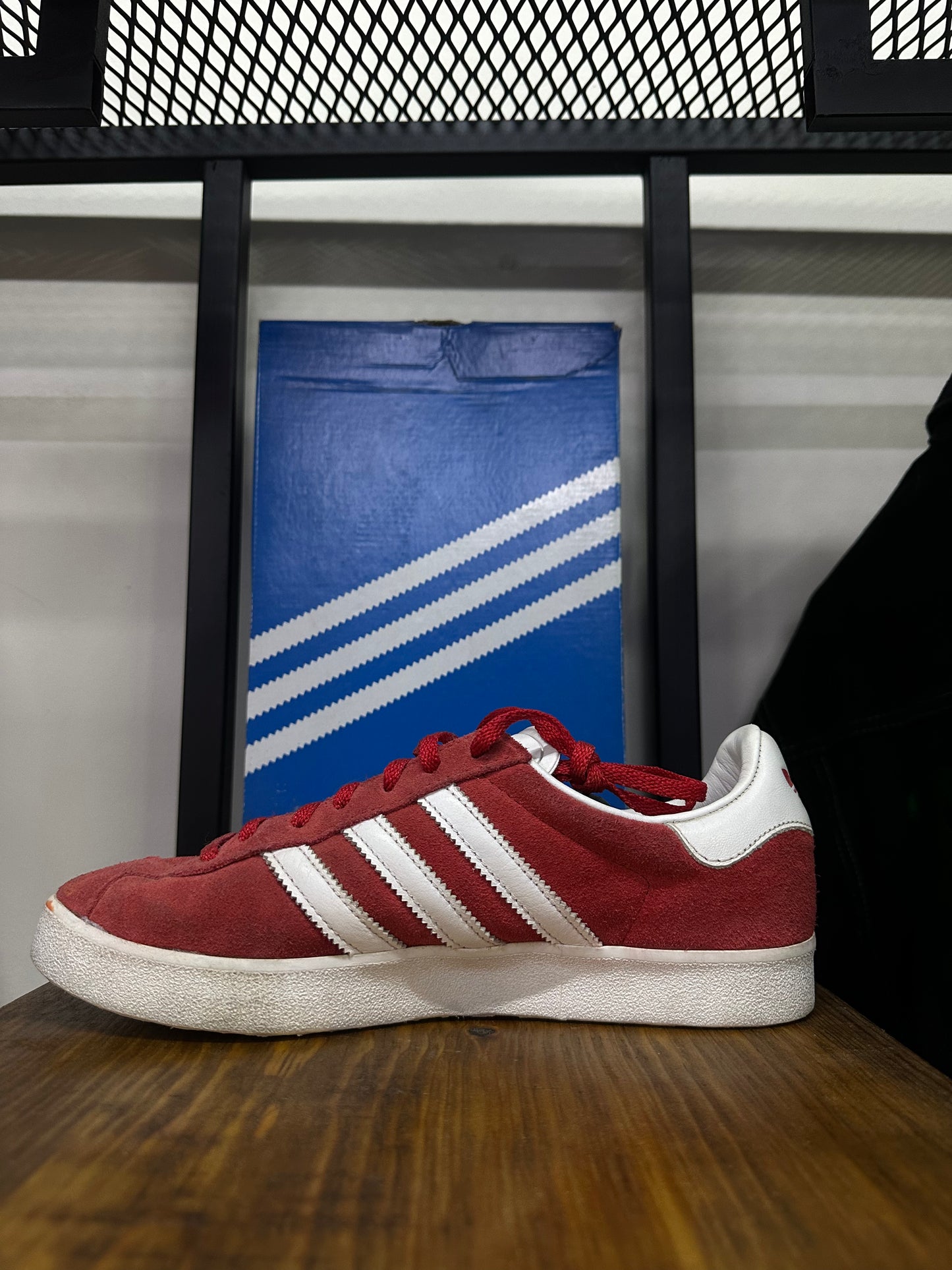 ADIDAS GAZELLE RED SNEAKERS