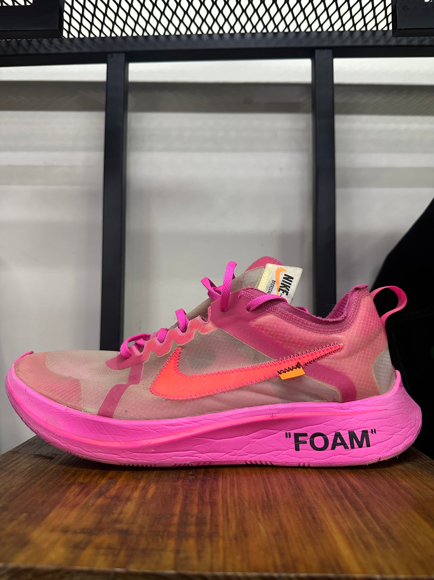 NIKE X OFF WHITE ZOOM FLY SNEAKERS