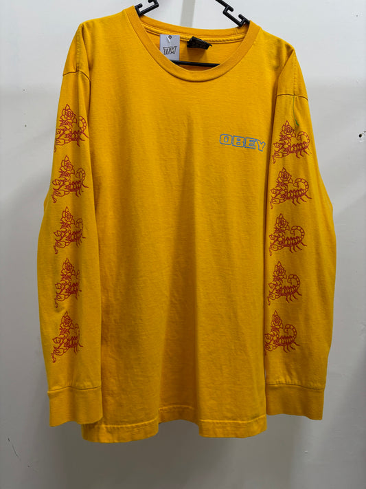 OBEY YELLOW L/S