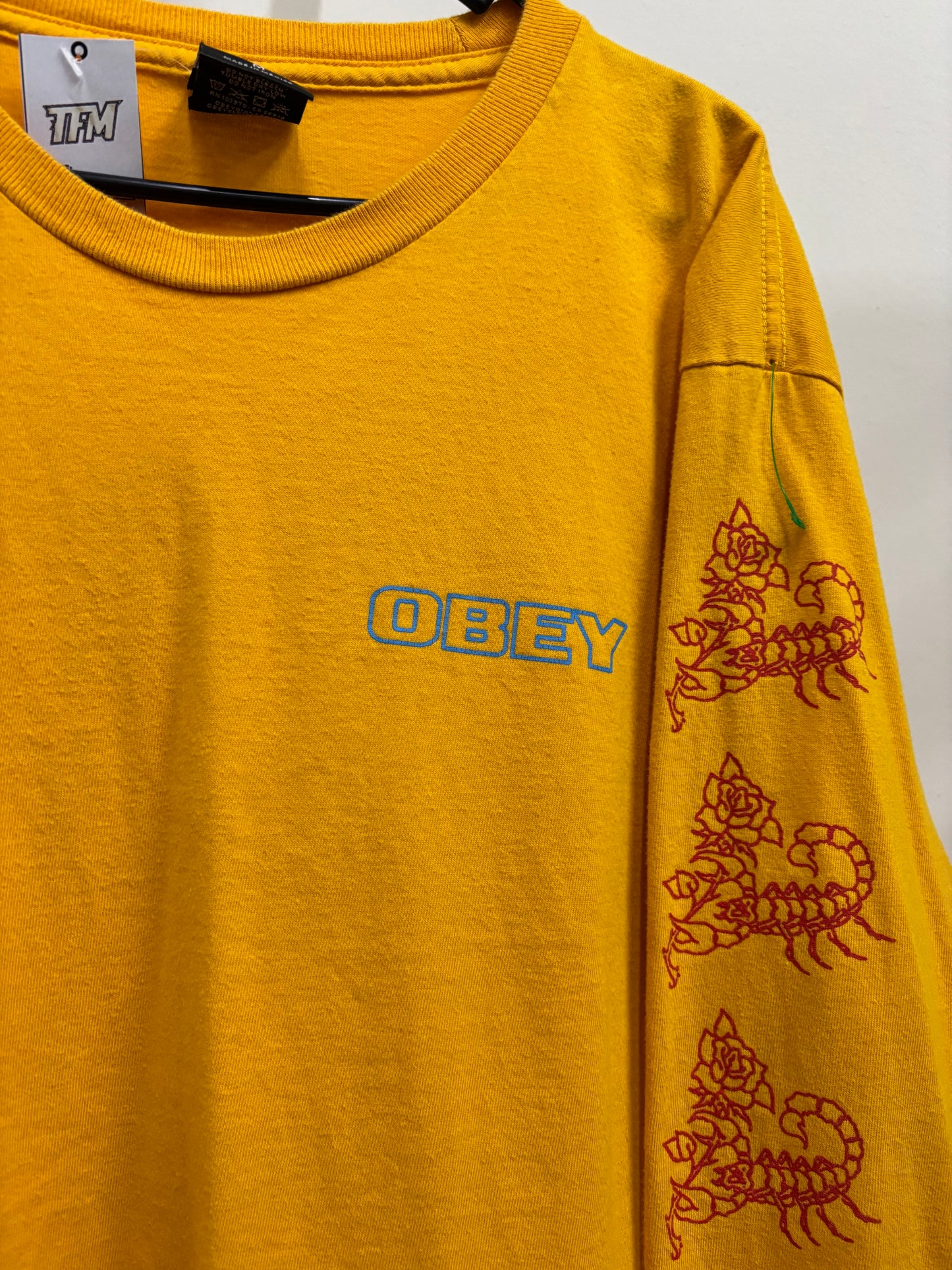 OBEY YELLOW L/S
