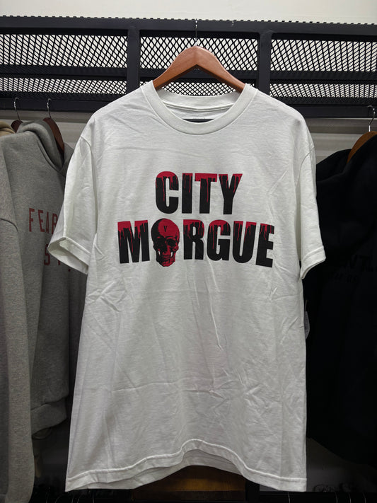 VLONE CITY MORGUE WHITE TEE
