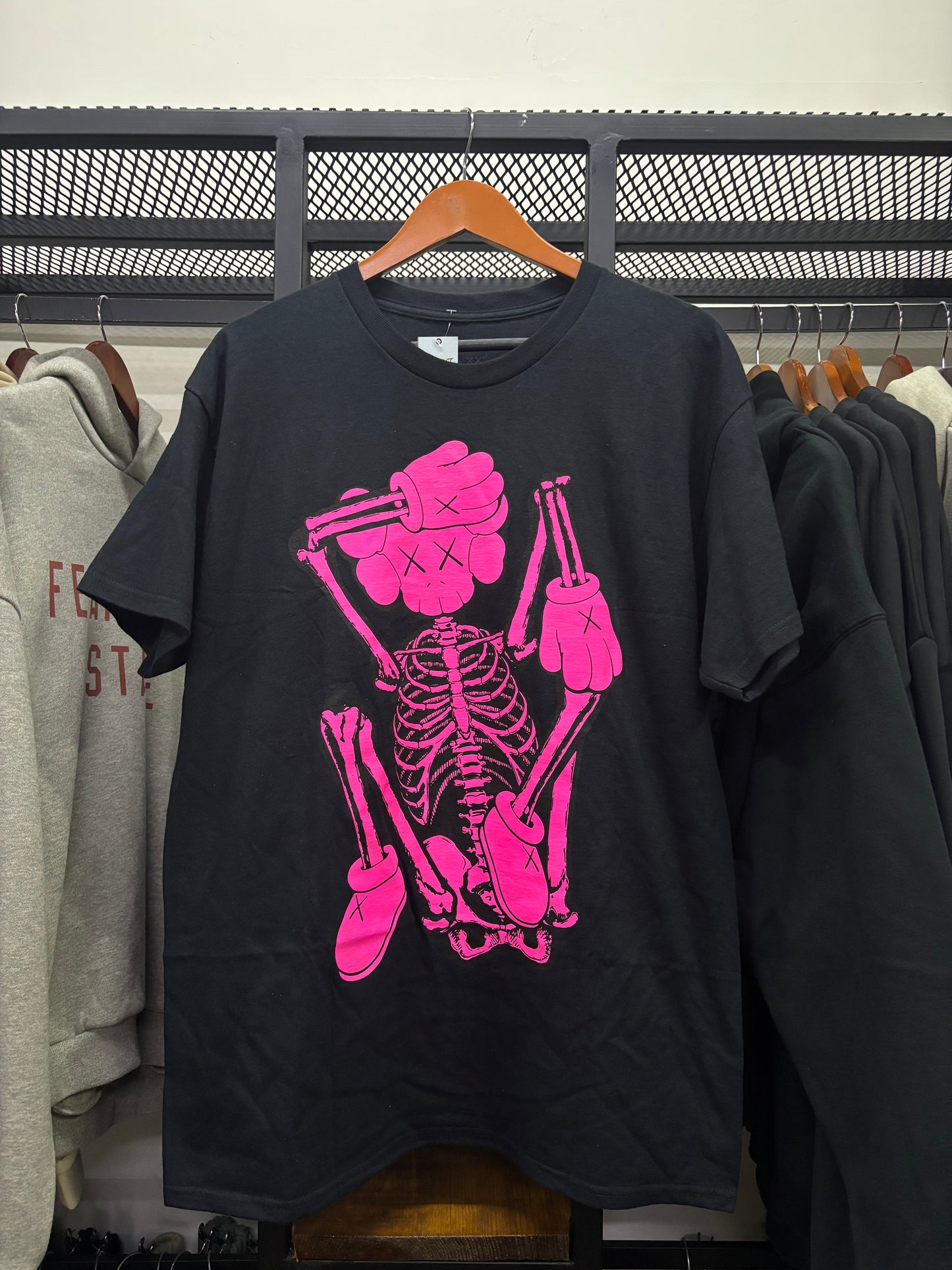 KAWS SKELETON NEW FICTION TEE