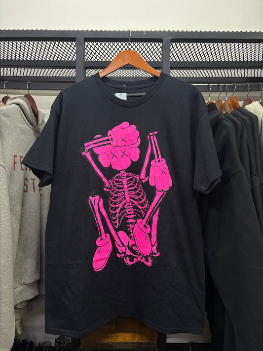 KAWS SKELETON NEW FICTION TEE