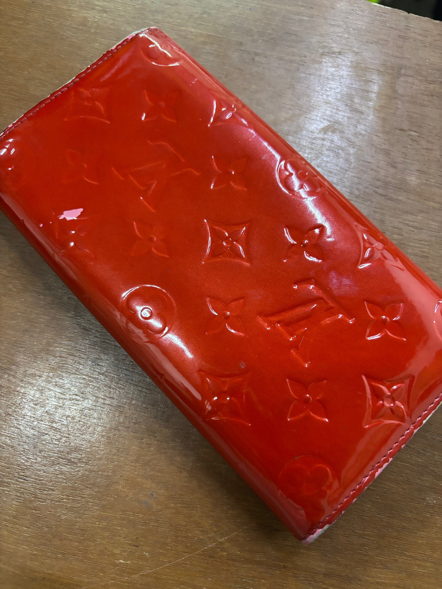 LOUIS VUITTON RED WALLET
