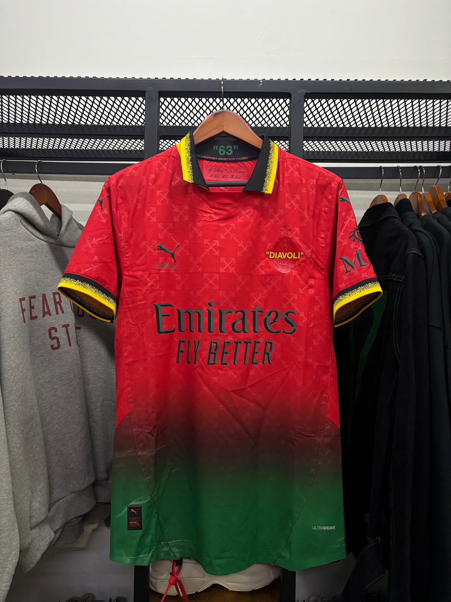 A.C. MILAN X OFF WHTE "DIAVOLI" PLAYER EDITION