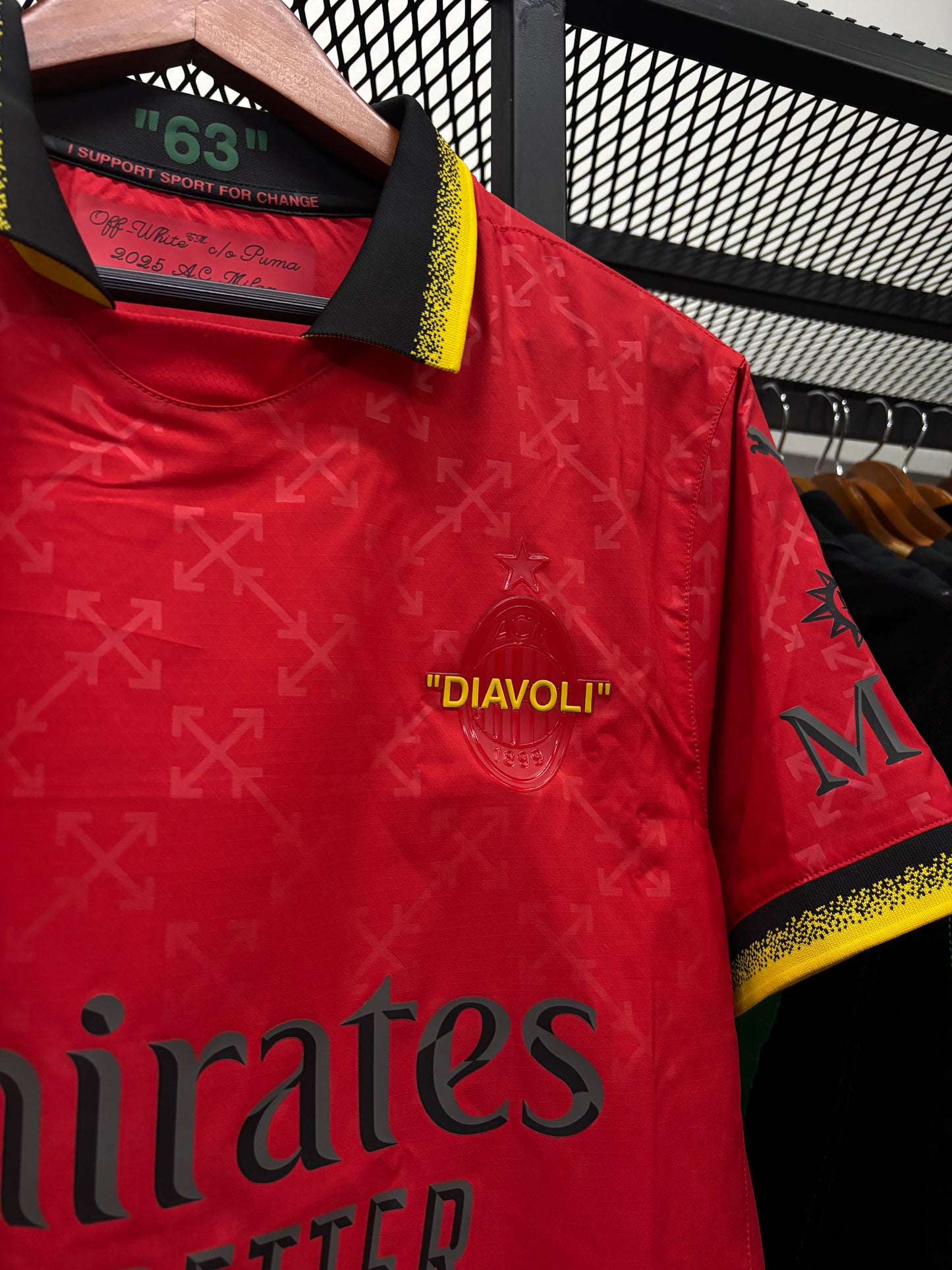 A.C. MILAN X OFF WHTE "DIAVOLI" PLAYER EDITION