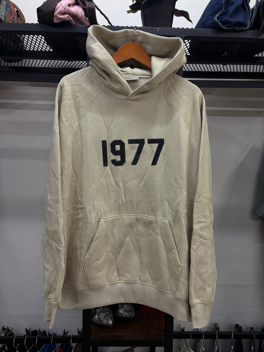 ESSENTIALS FEAR OF GOD WHEAT 1977 HOODIE