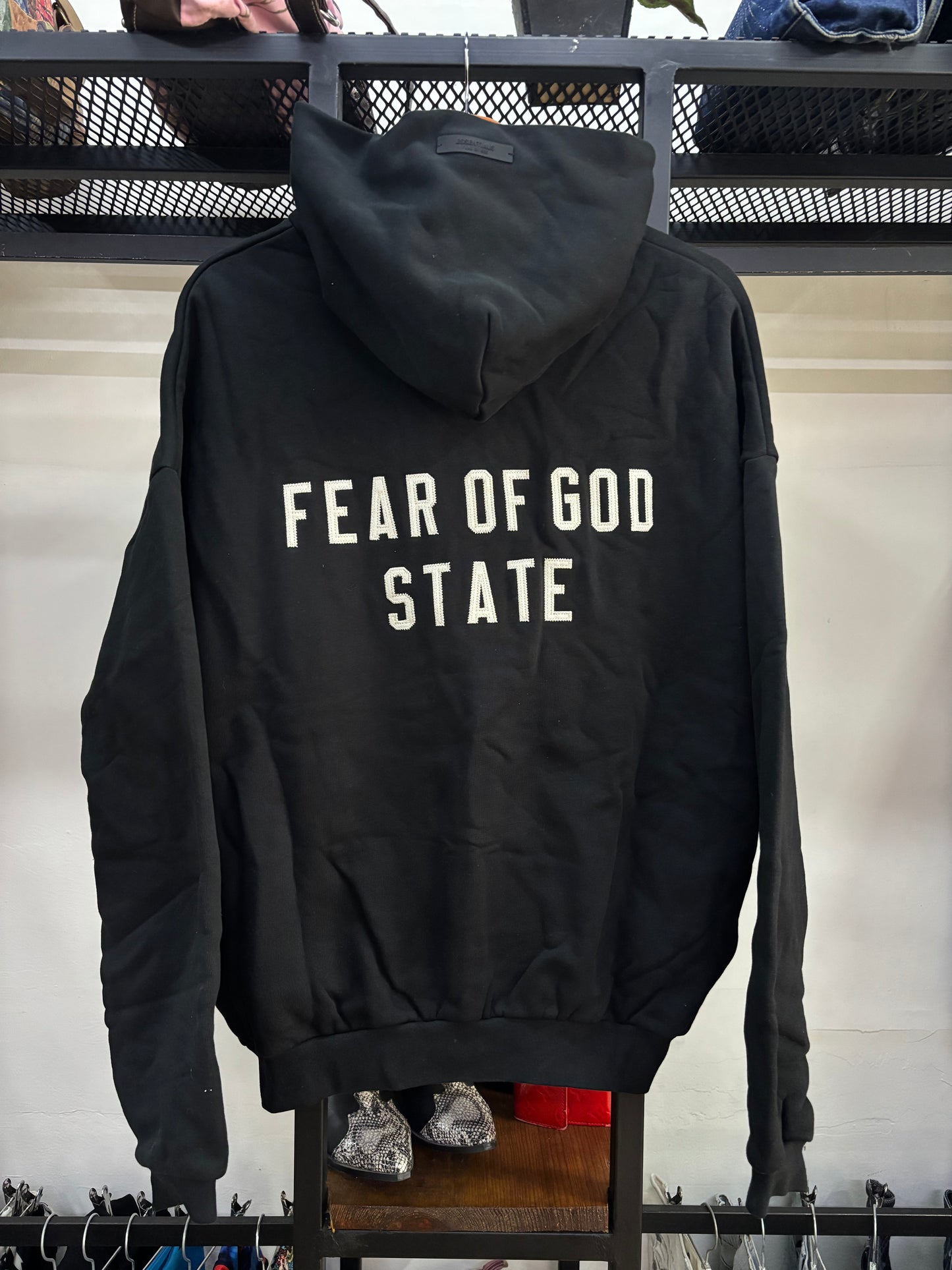 ESSENTIALS FEAR OF GOD ZIP UP HOODIE