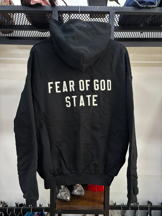 ESSENTIALS FEAR OF GOD ZIP UP HOODIE