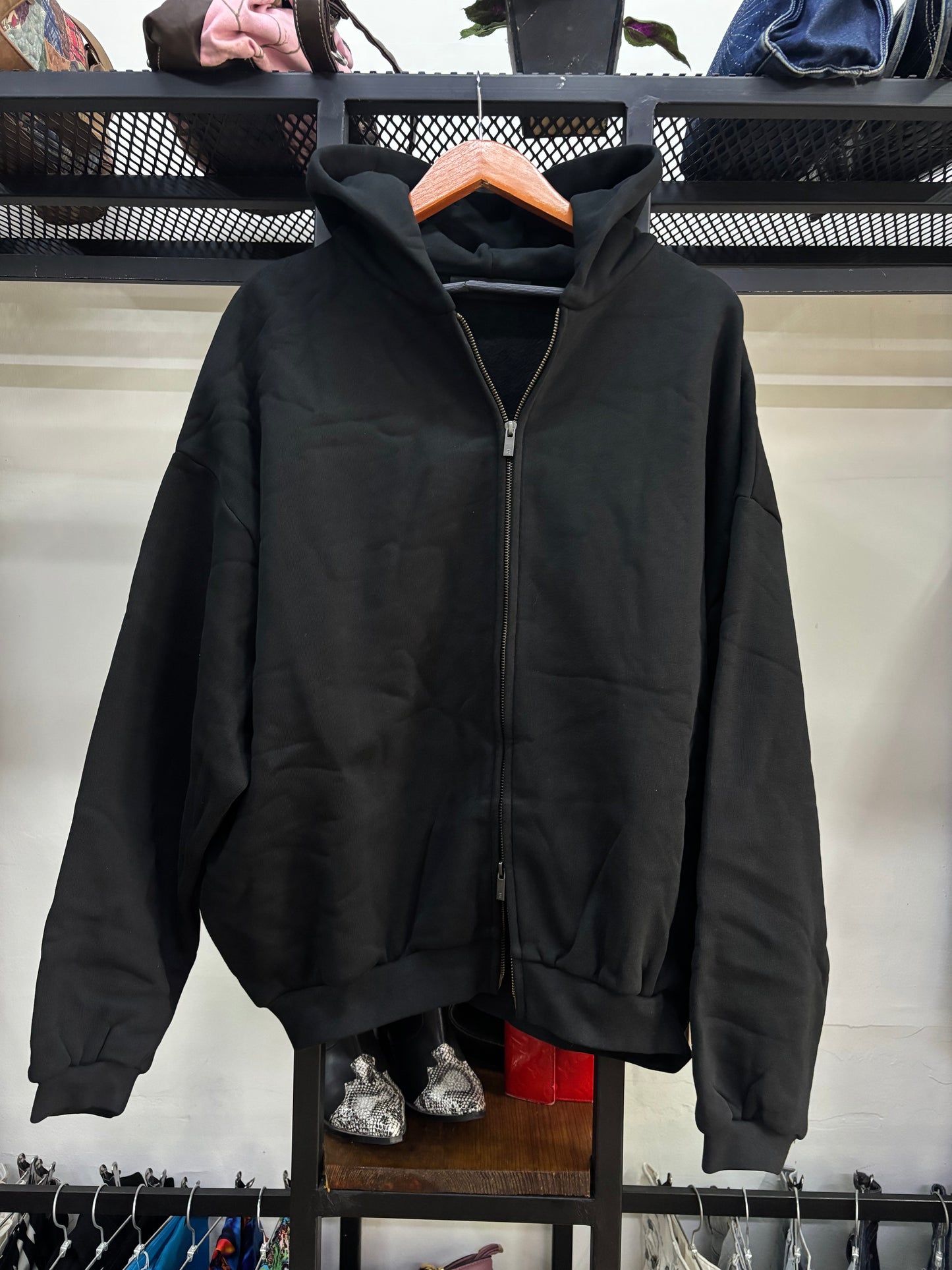 ESSENTIALS FEAR OF GOD ZIP UP HOODIE
