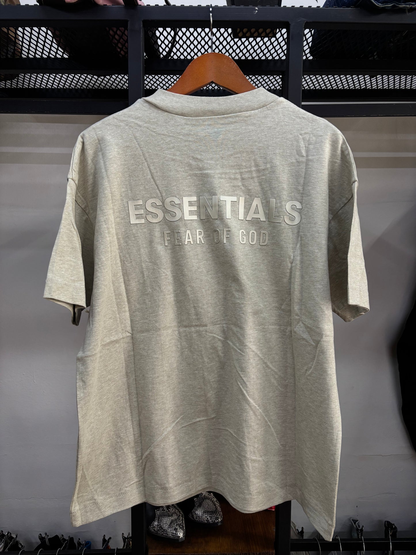 ESSENTIALS FEAR OF GOD HEATHER STONE SS25 TEE