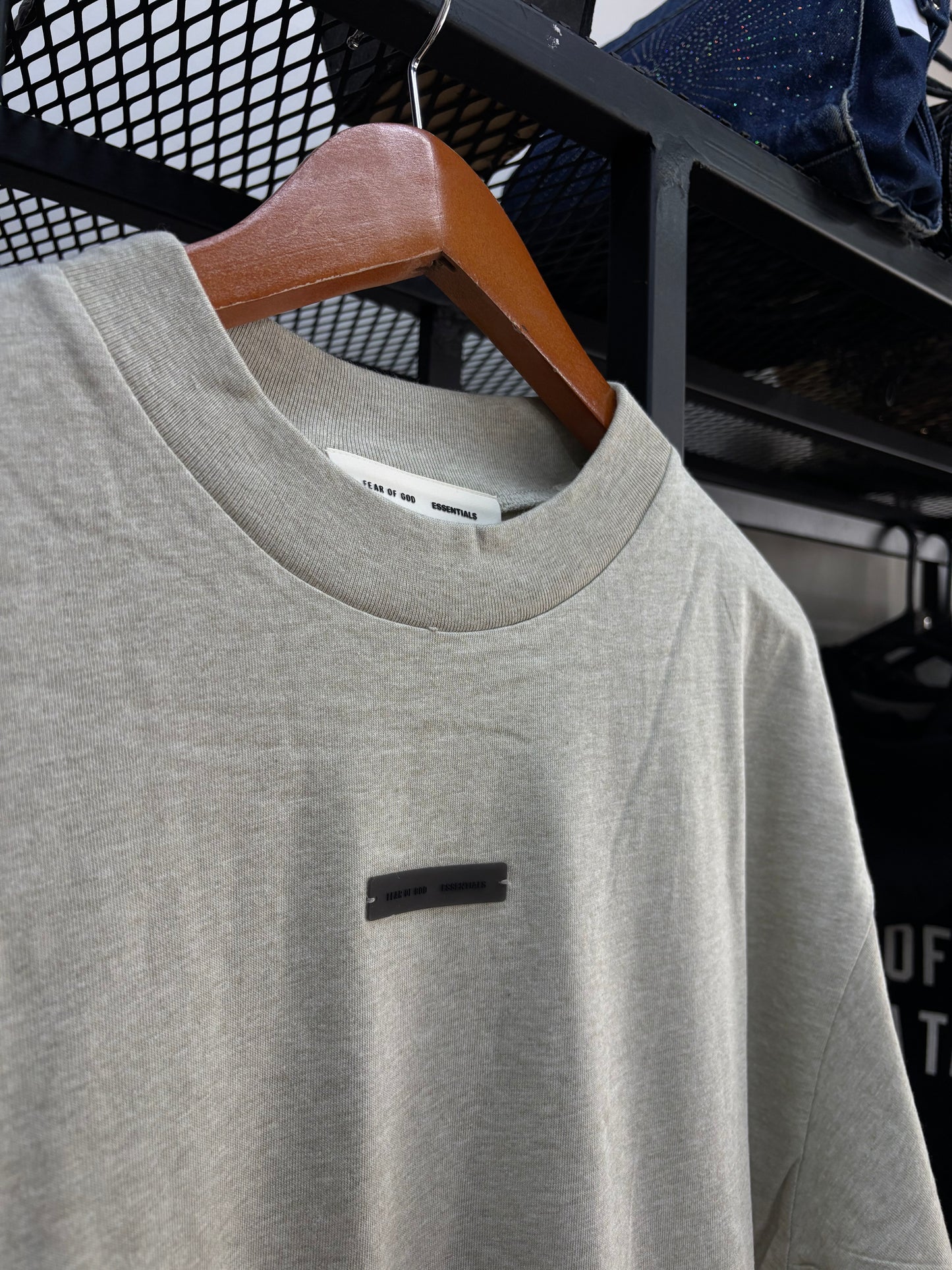 ESSENTIALS FEAR OF GOD HEATHER STONE SS25 TEE