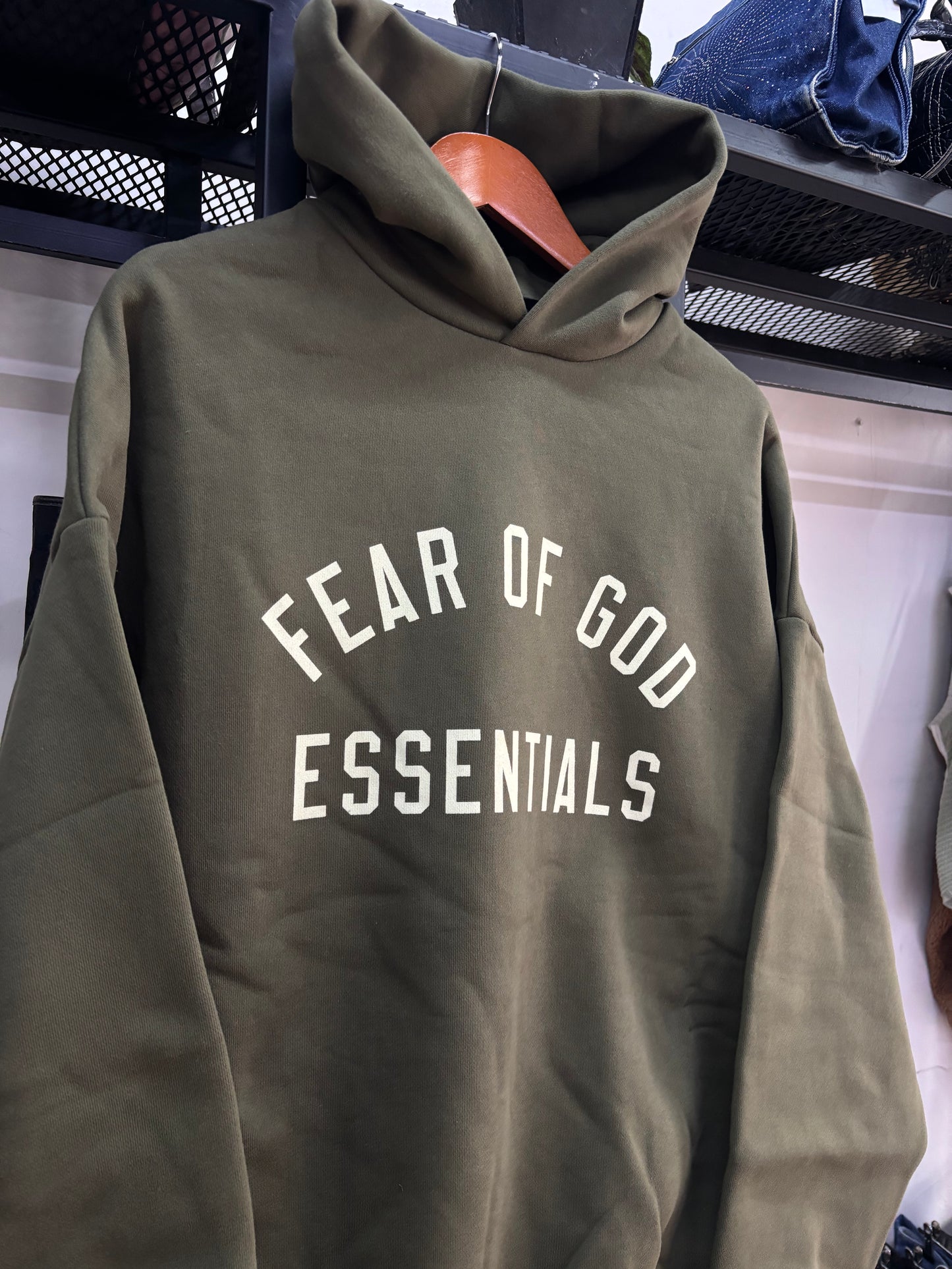 ESSENTIALS FEAR OF GOD MARINE SS24 HOODIE
