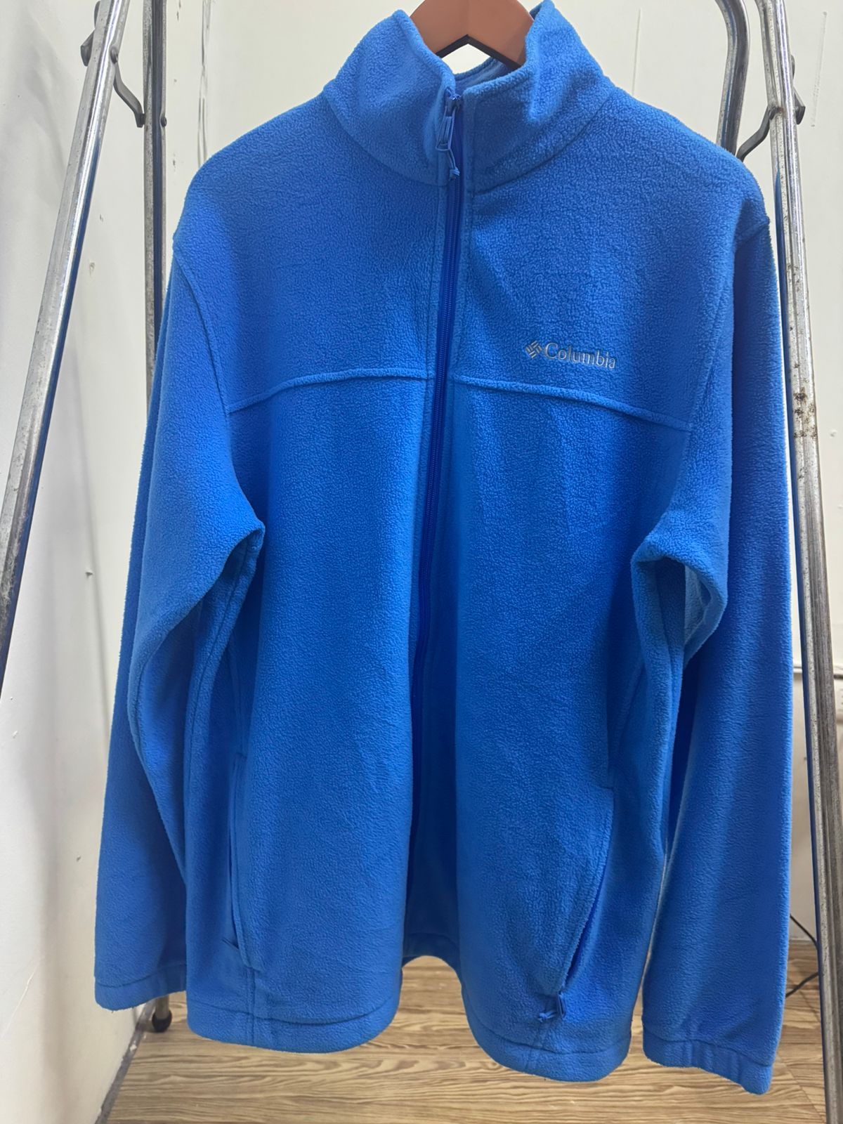 Columbia Bright Blue High Neck Sip-Up Sweater