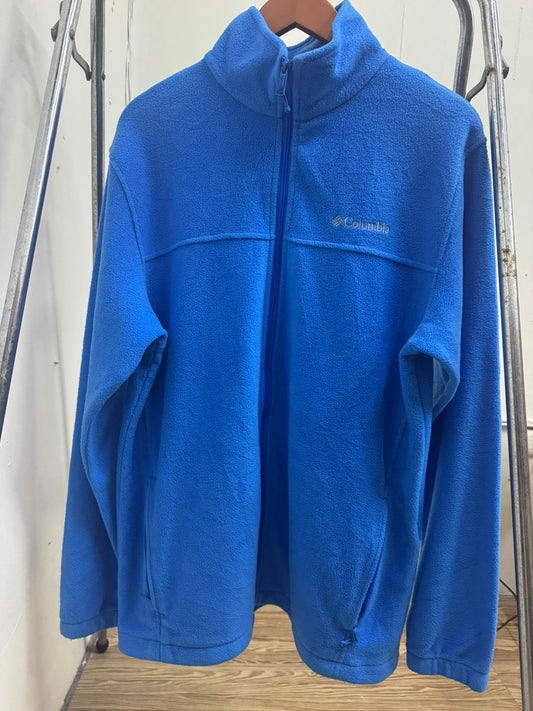 Columbia Bright Blue High Neck Sip-Up Sweater