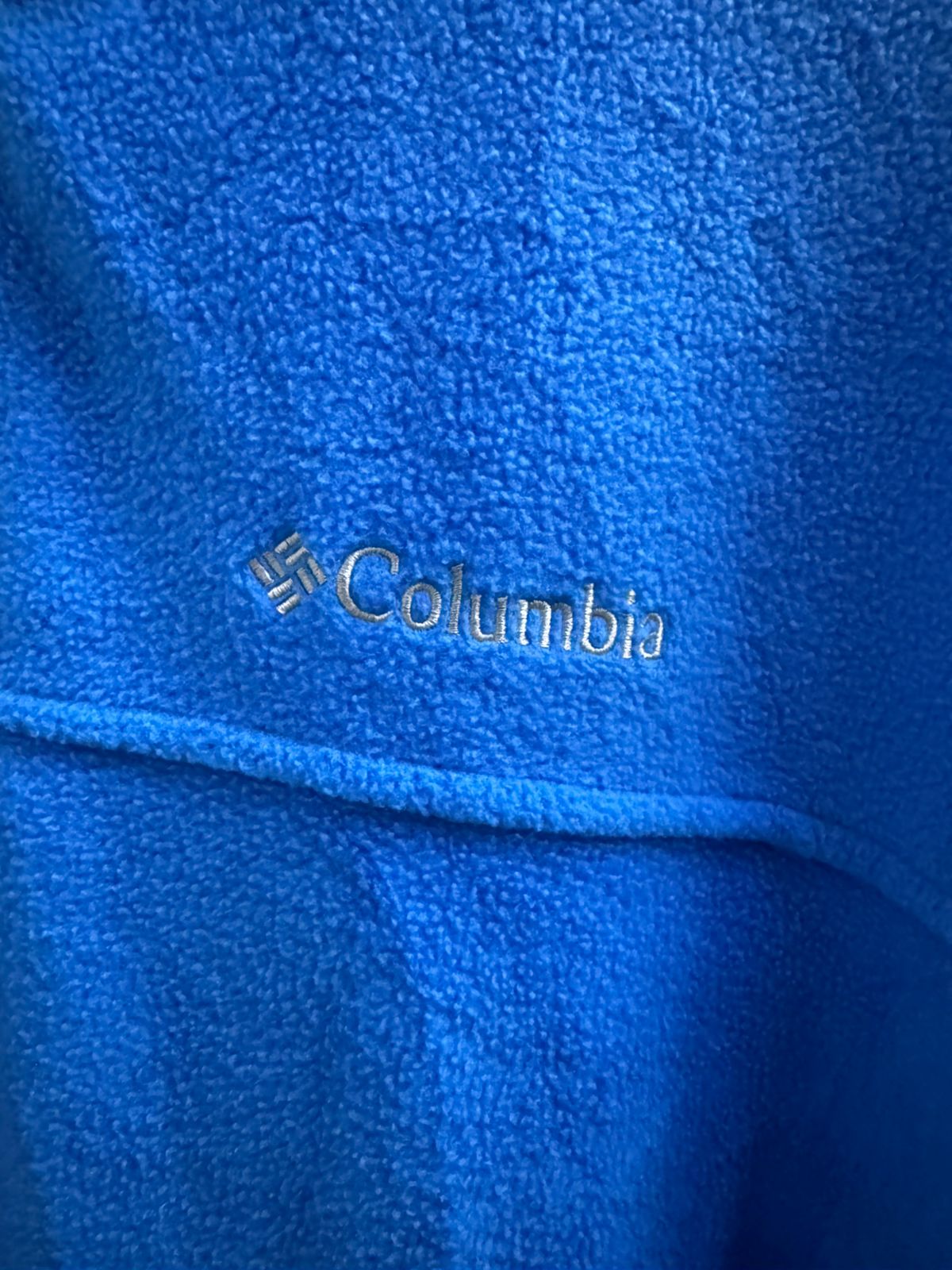 Columbia Bright Blue High Neck Sip-Up Sweater