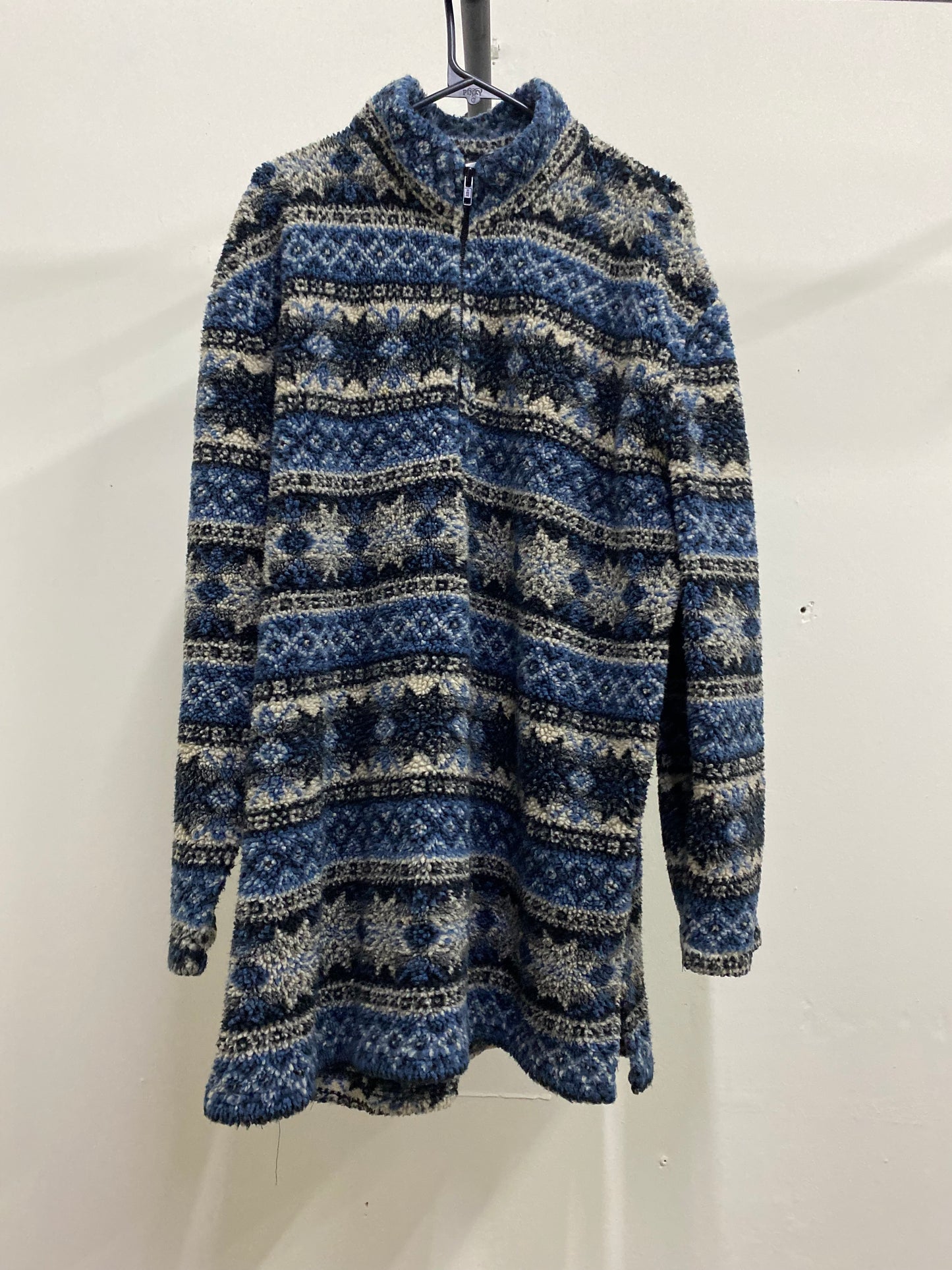 Cross Roads Zip-Up Sweater