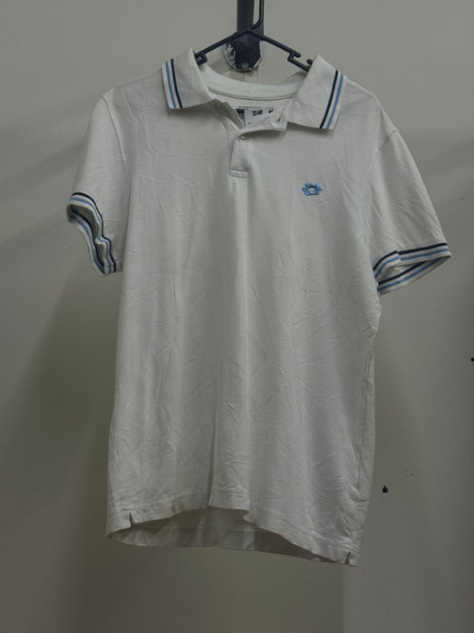Lotto Blue Logo White Shirt