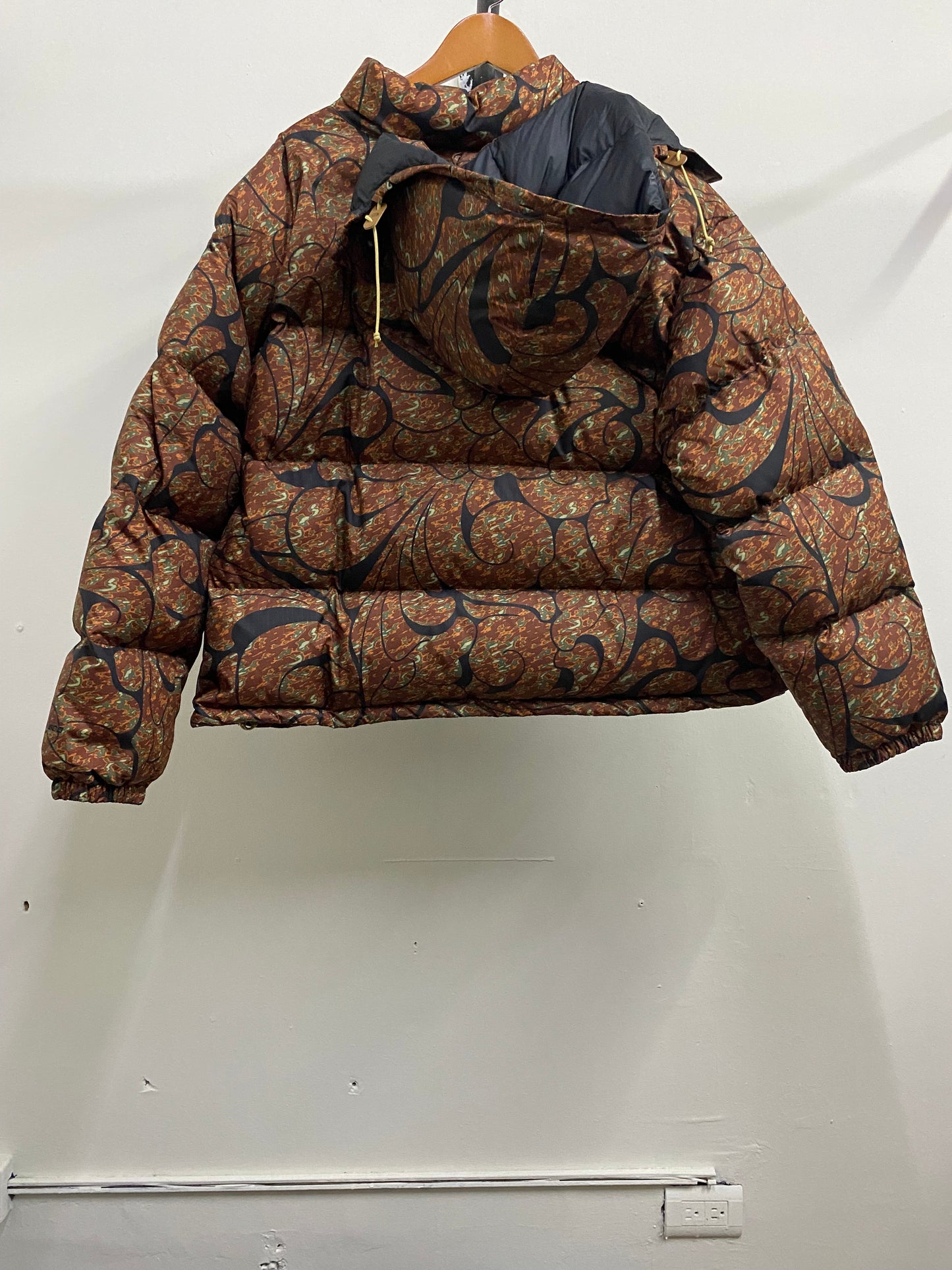 The North Face Brown Camo Puffer Jacket