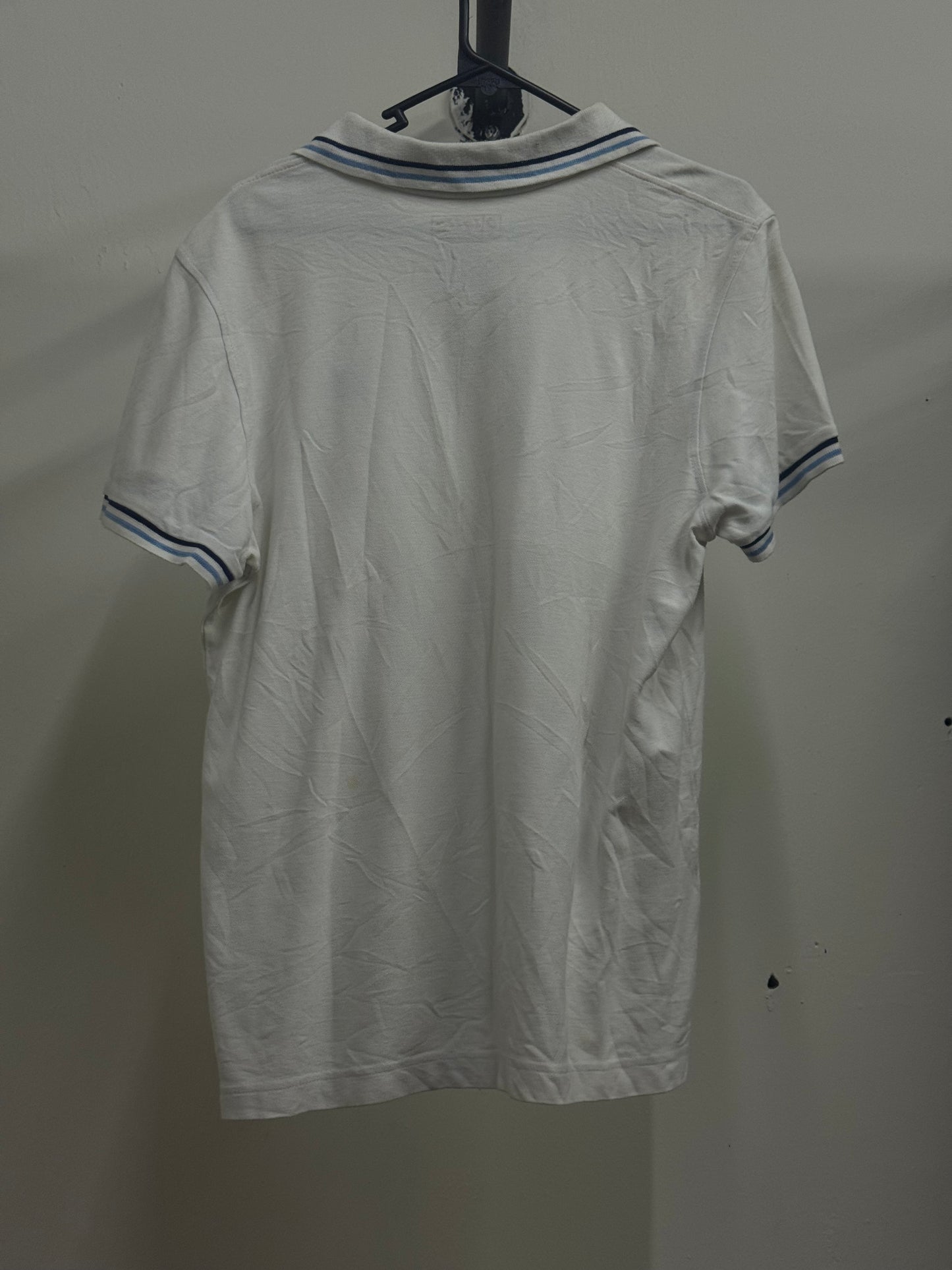 Lotto Blue Logo White Shirt