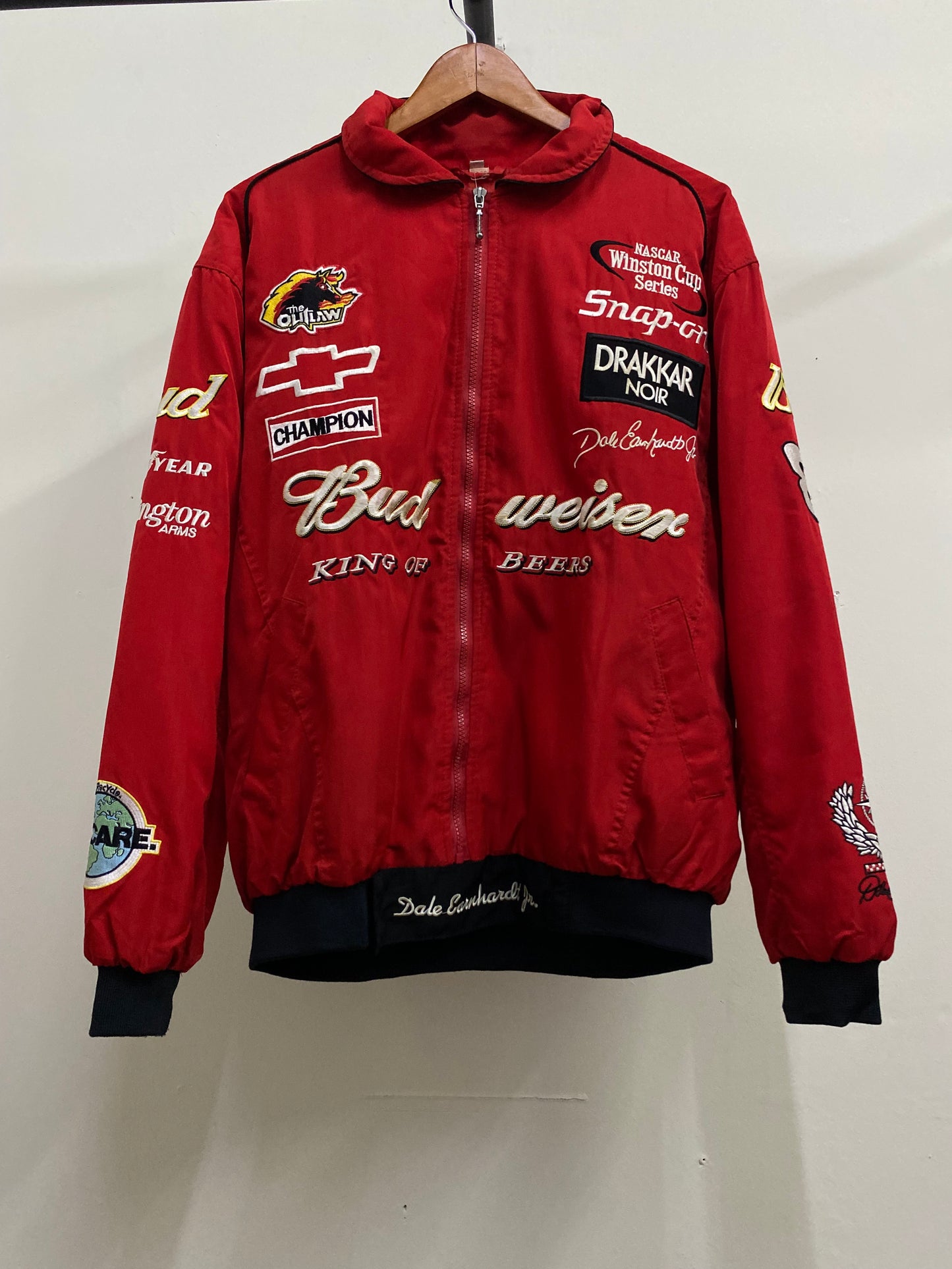 Nascar Winston Cup Series Red Zip-Up Jacket