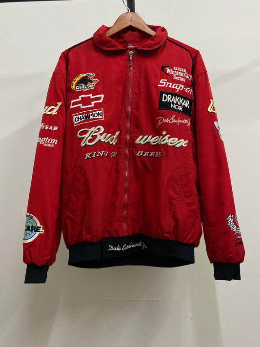 Nascar Winston Cup Series Red Zip-Up Jacket