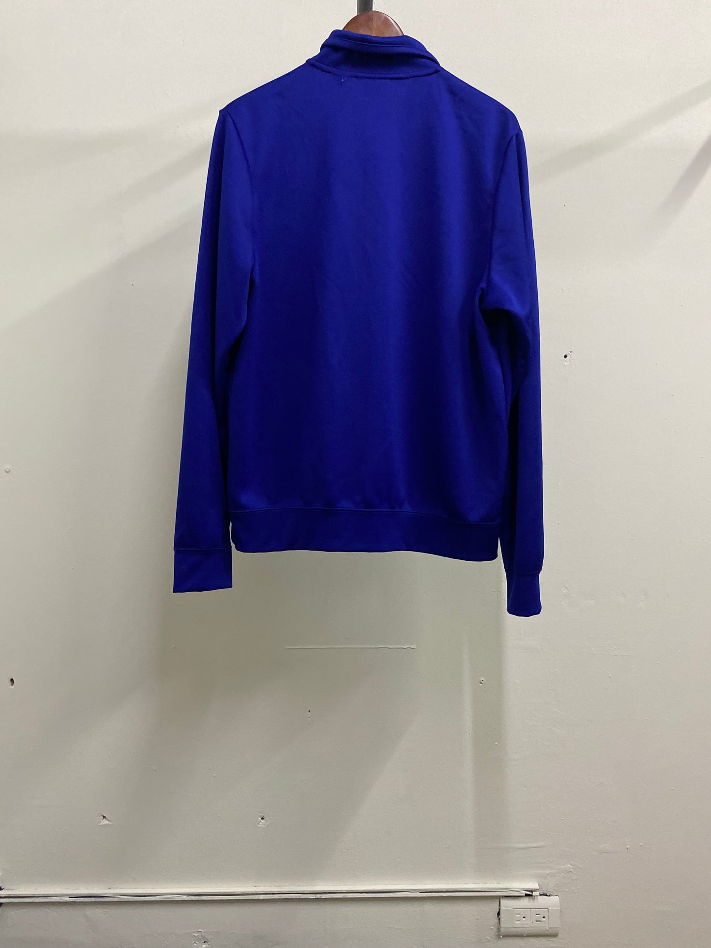 Nike High Neck Navy Blue & White Zip-Up Jacket