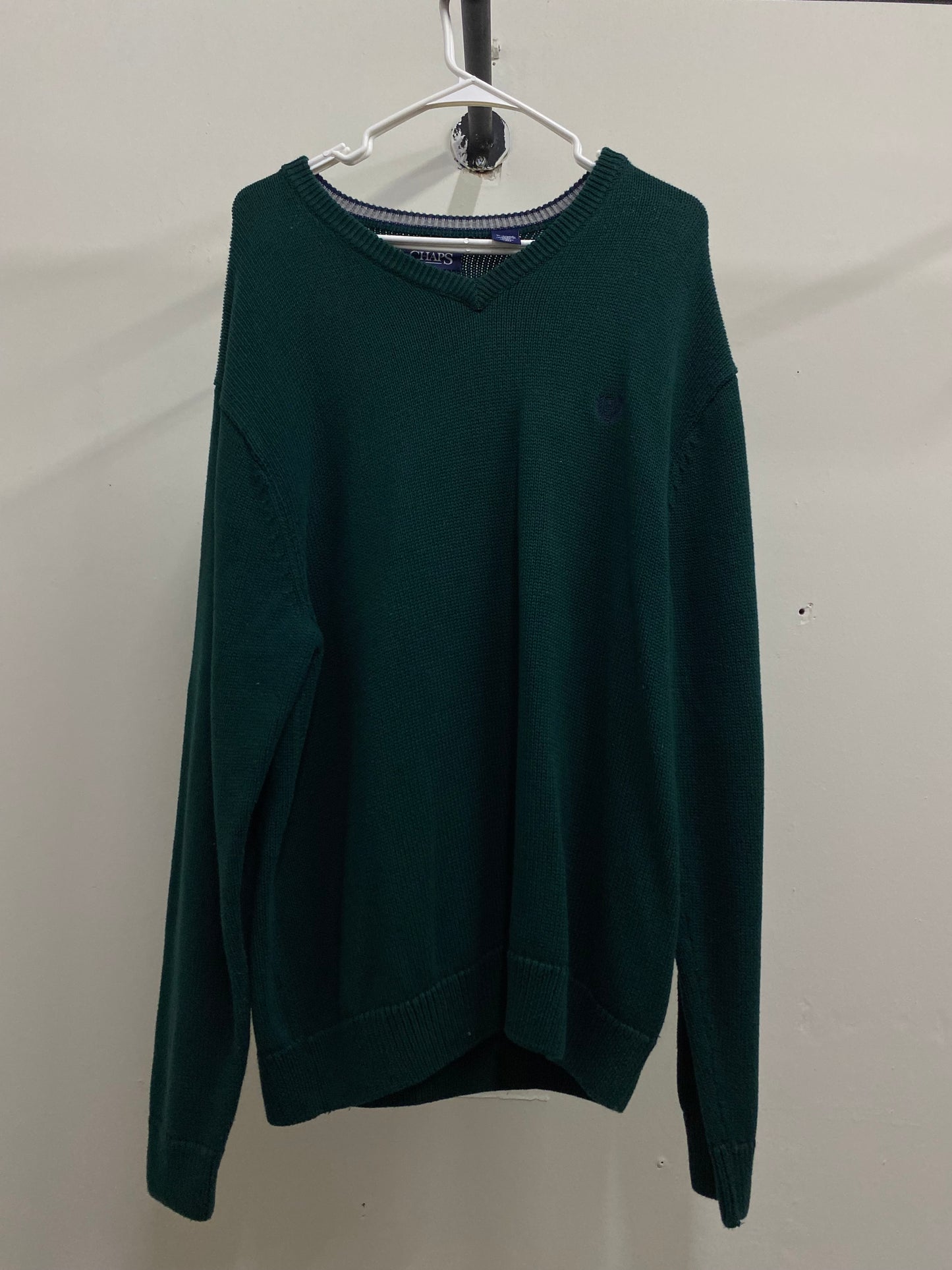 Chaps Emerald Green Sweater