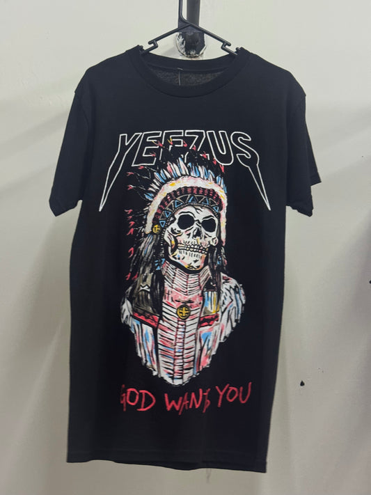 Yeezus Native American Black Tee