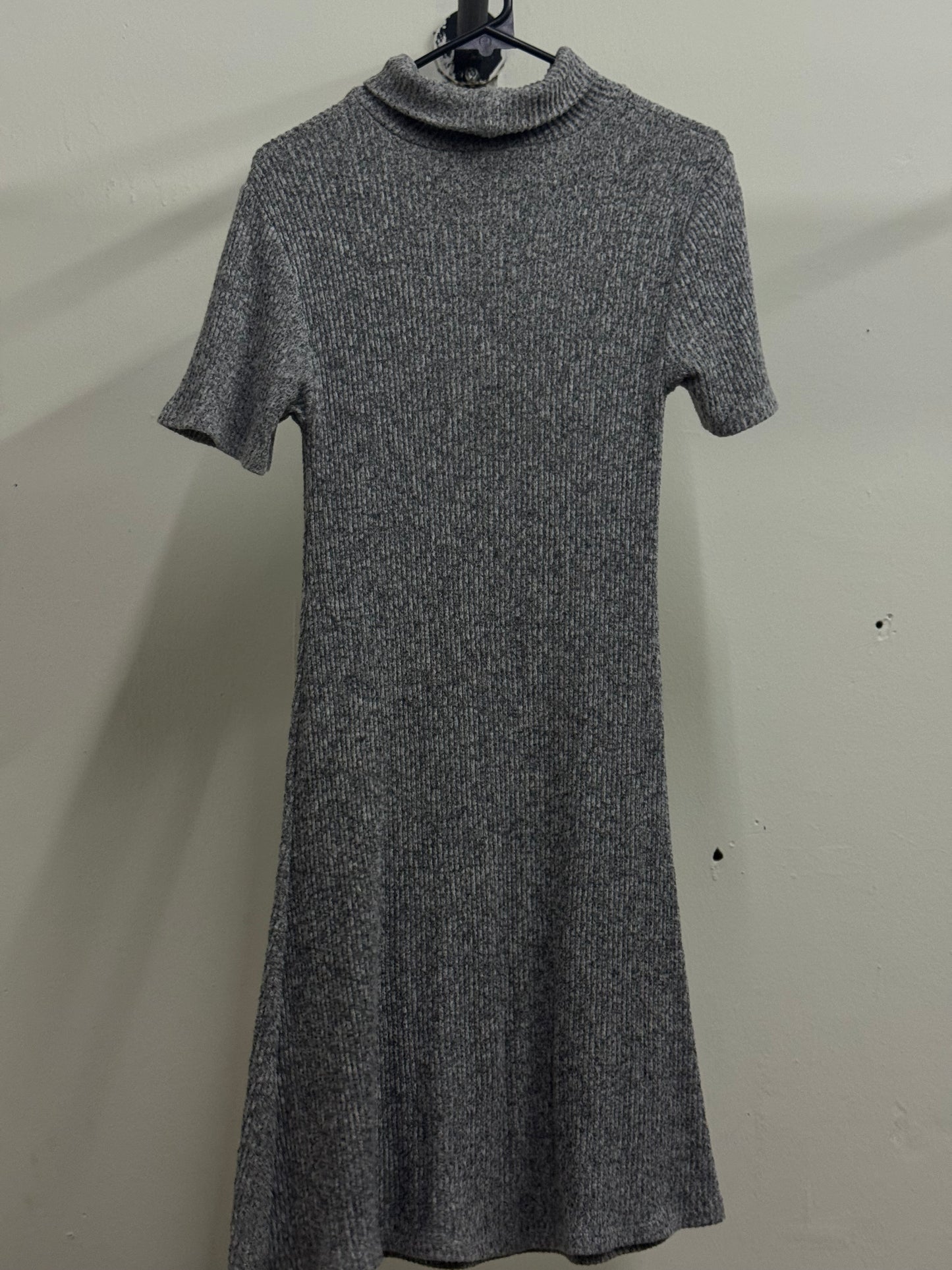 Forever 21 High Neck Light Gray Thigh Dress