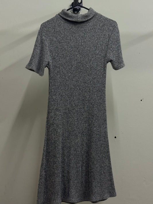 Forever 21 High Neck Light Gray Thigh Dress