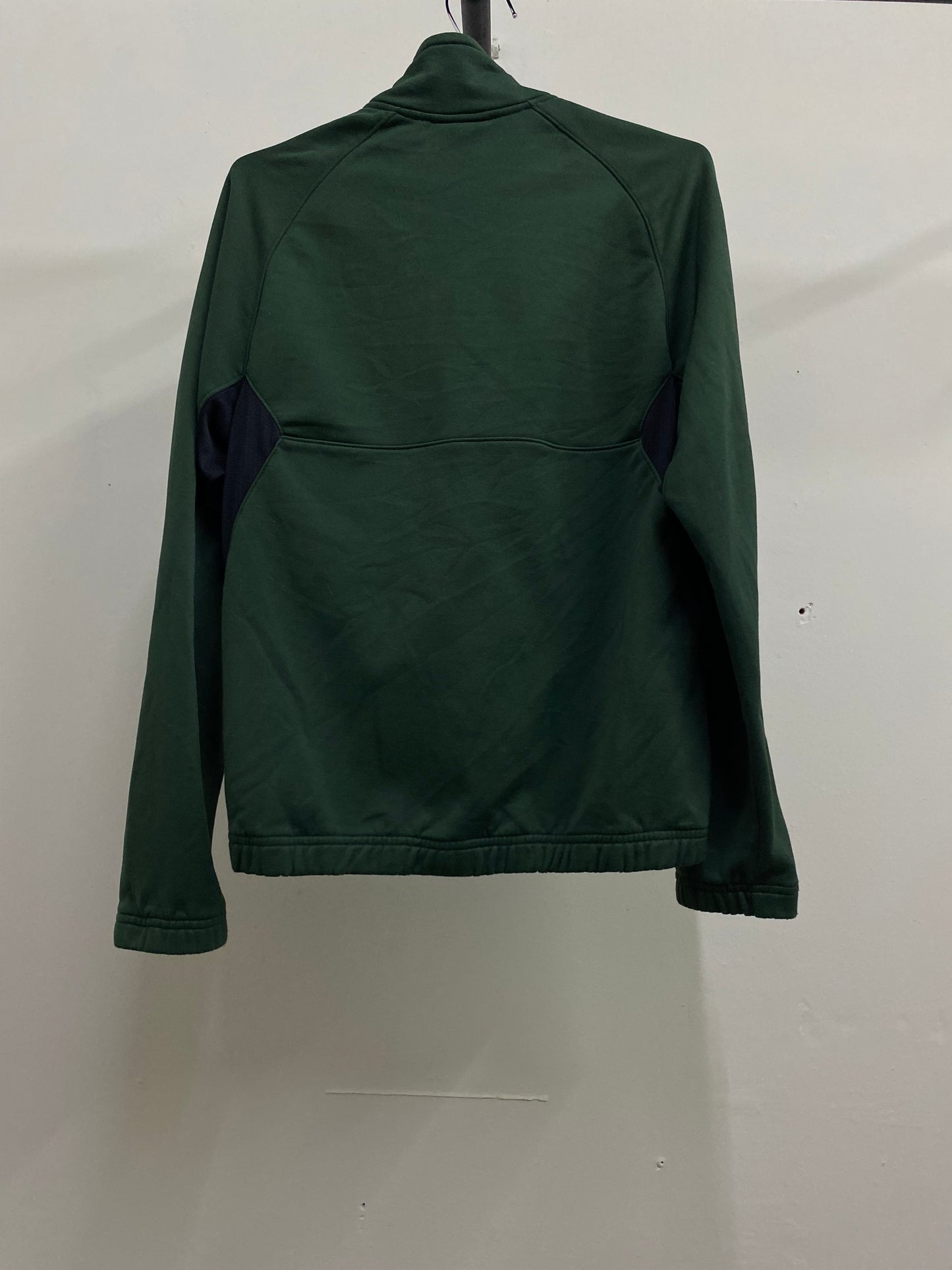 Vintage Nike Zip-Up Dark Green & Black Jacket