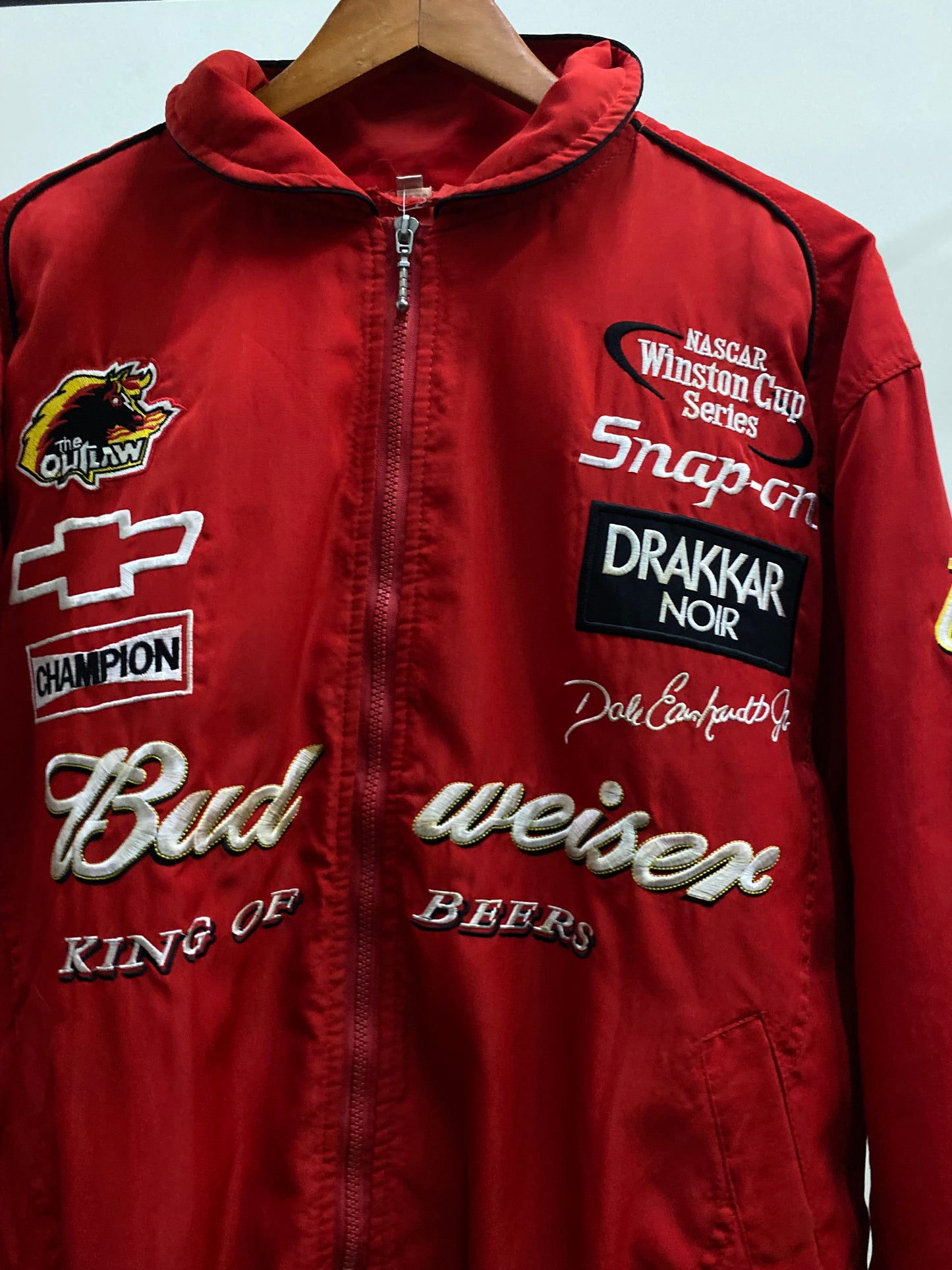 Nascar Winston Cup Series Red Zip-Up Jacket