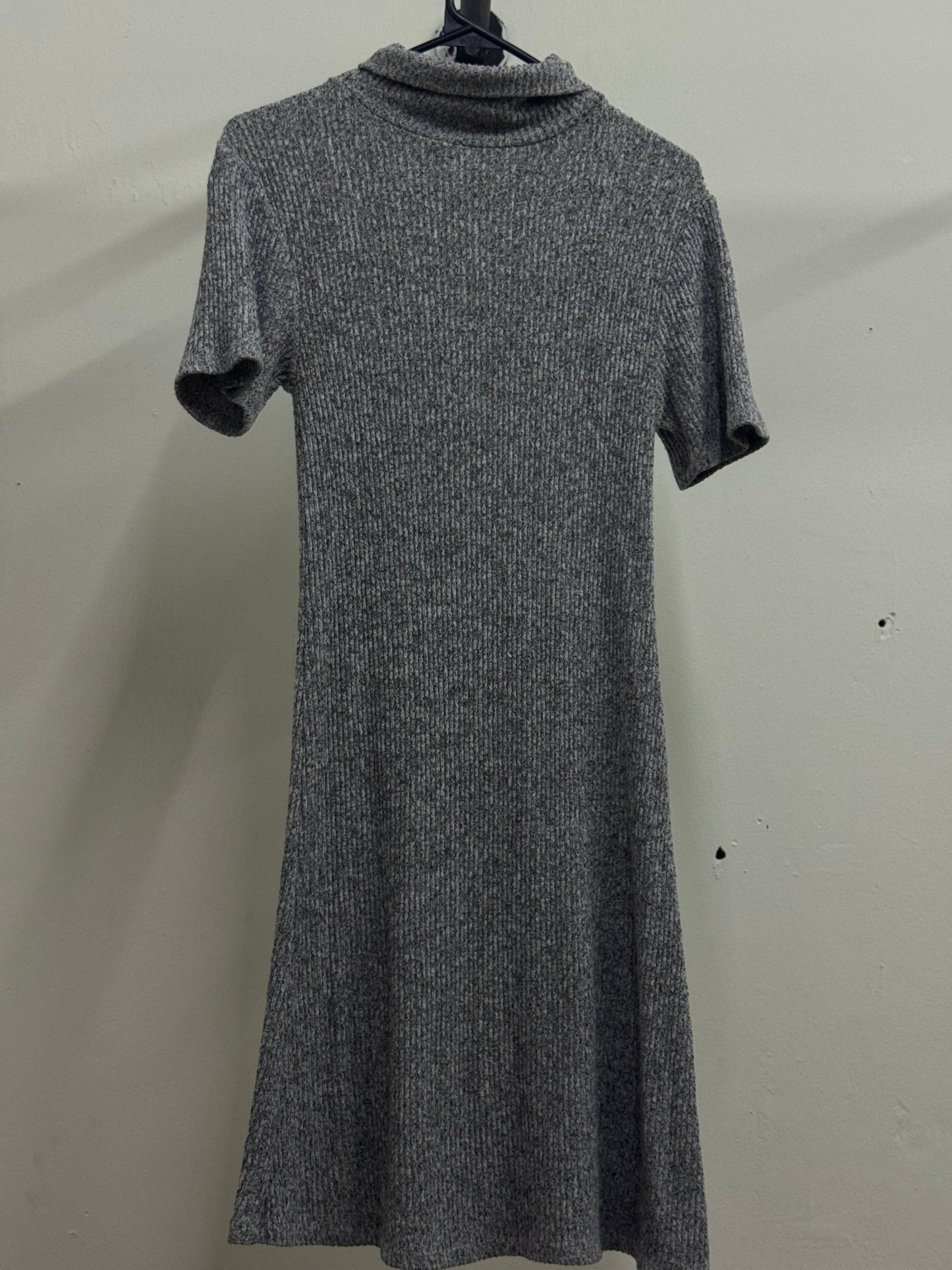 Forever 21 High Neck Light Gray Thigh Dress