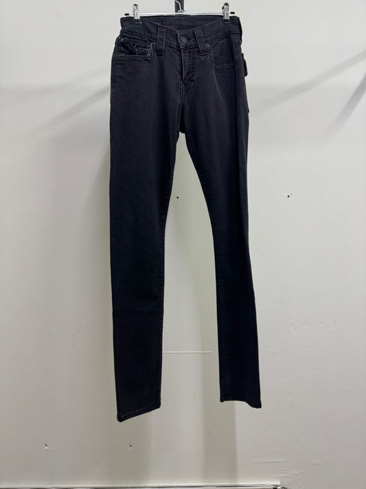 True Religion Black Denim Skinny Jeans