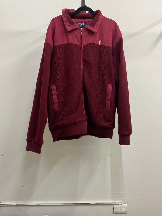 Polo Ralph Lauren Dark Red Zip-Up Jacket