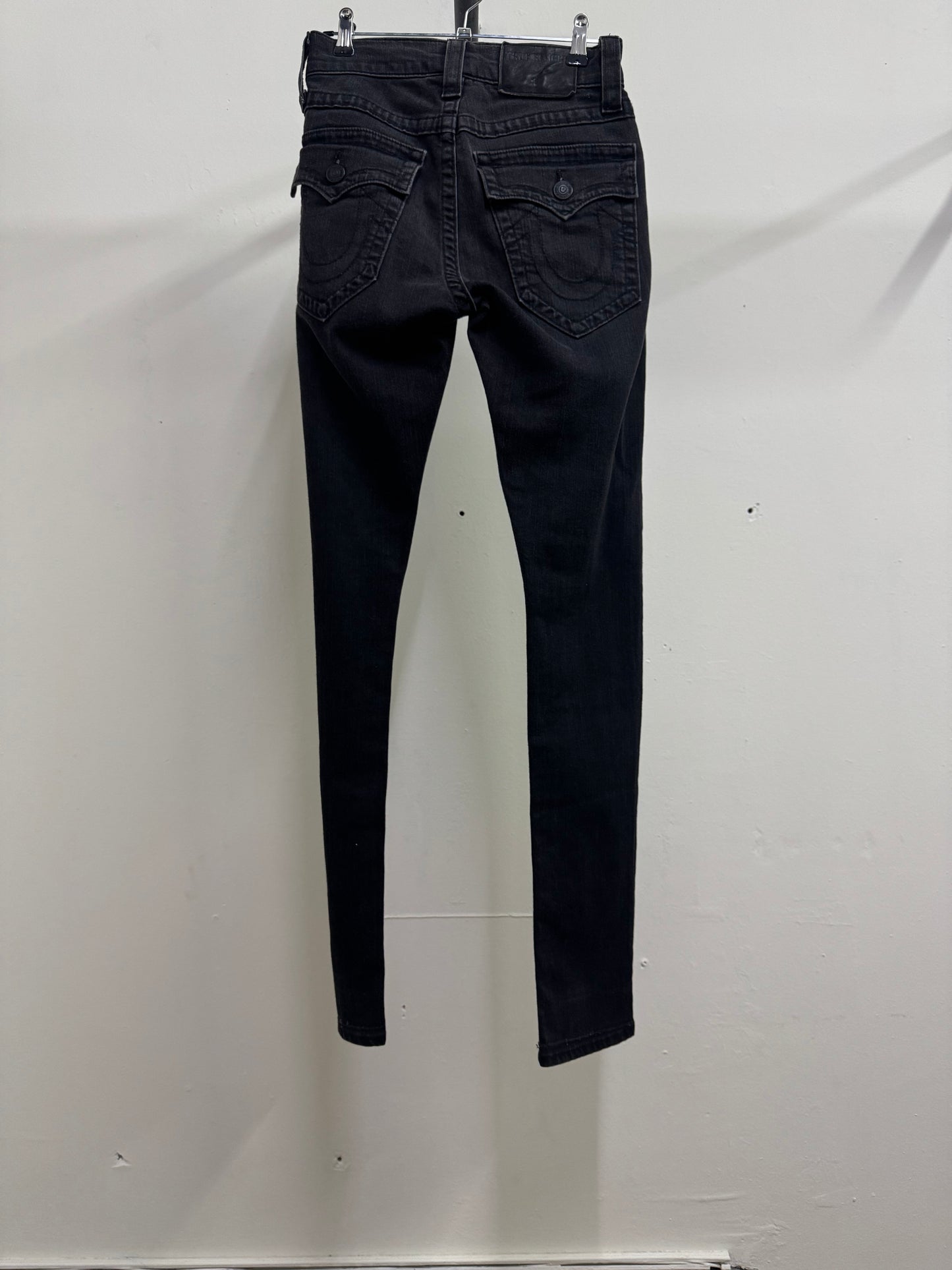 True Religion Black Denim Skinny Jeans