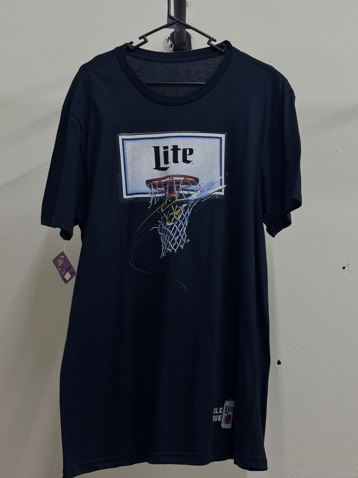 Miller Lite Dark Blue T