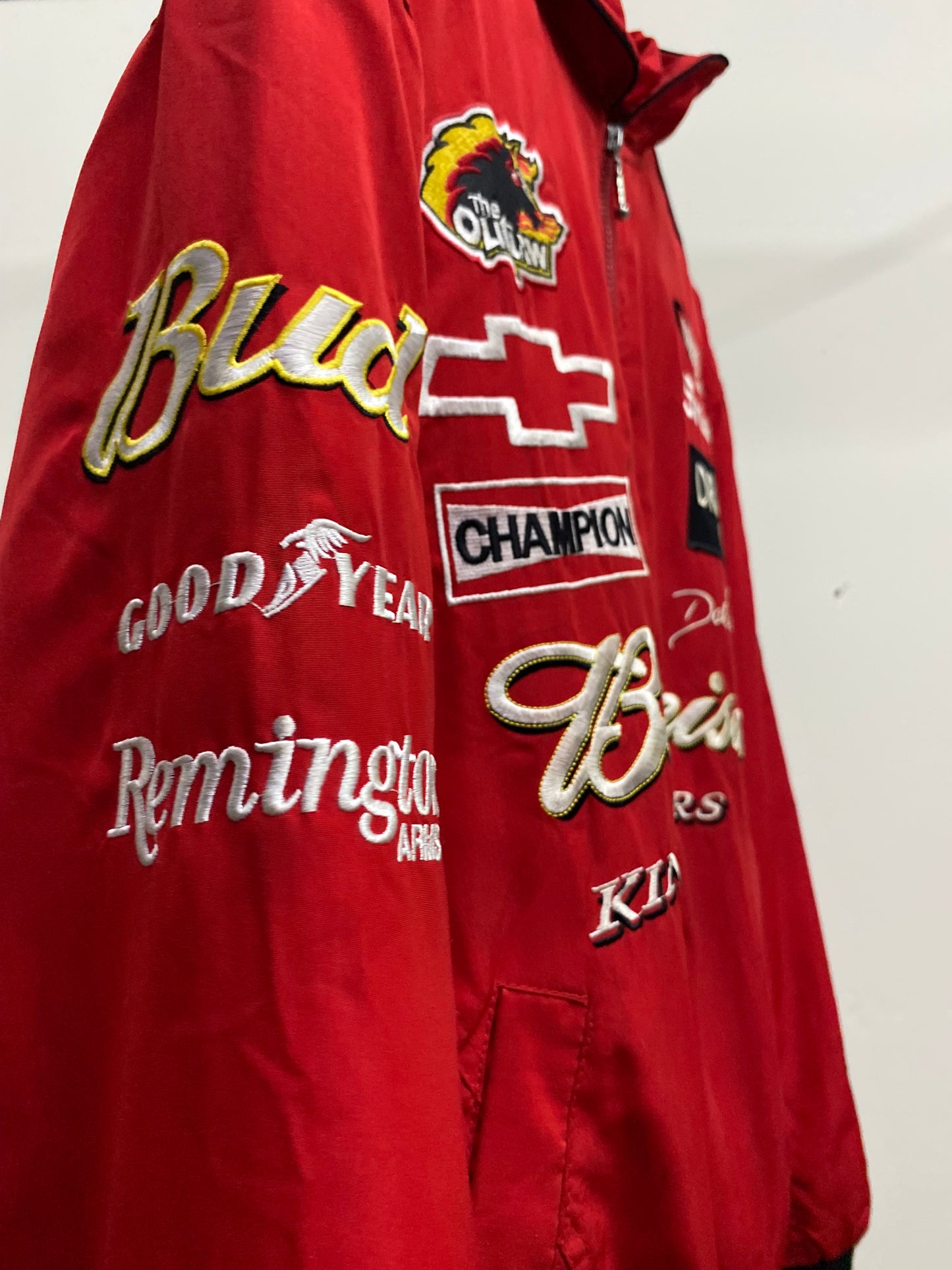 Nascar Winston Cup Series Red Zip-Up Jacket