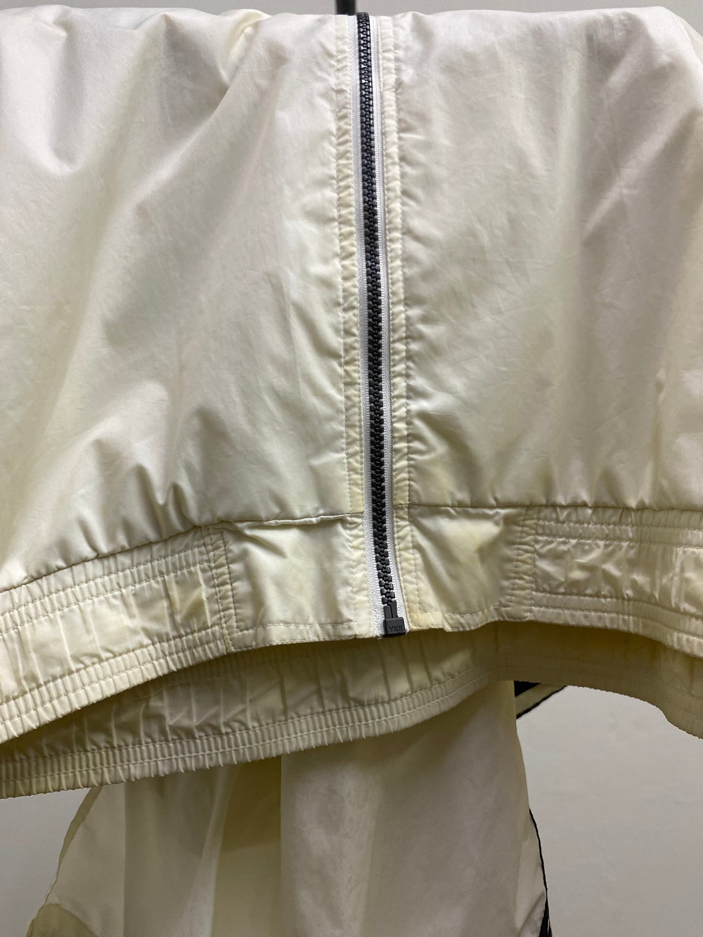 Adidas WindBreaker Zip-Up Beige Jacket