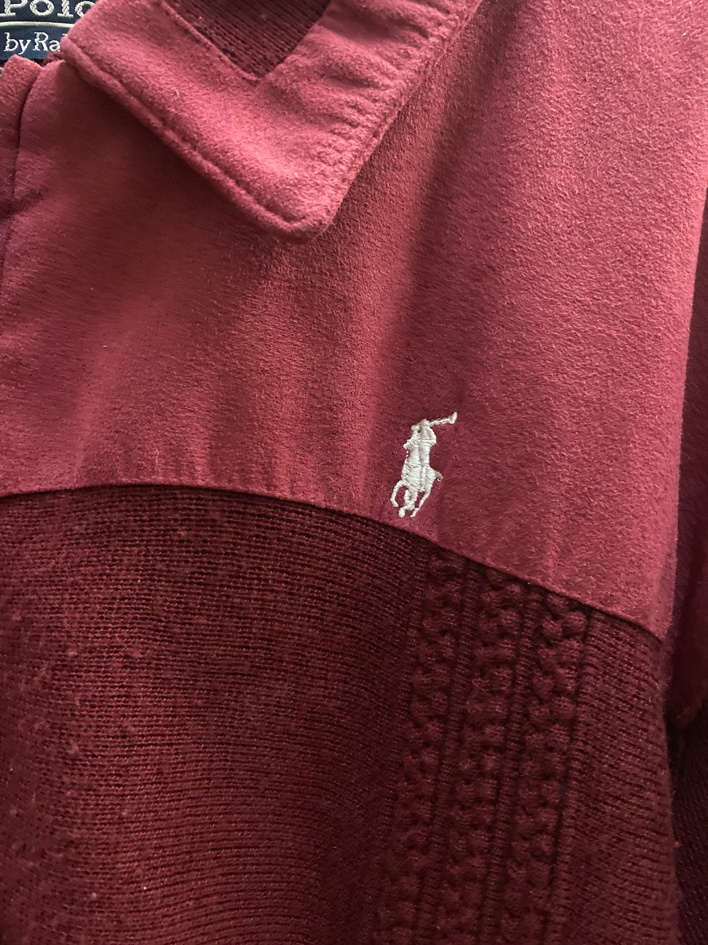 Polo Ralph Lauren Dark Red Zip-Up Jacket