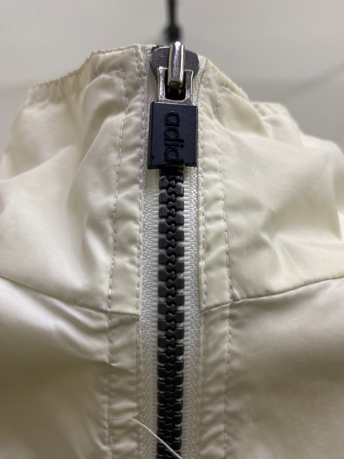 Adidas WindBreaker Zip-Up Beige Jacket
