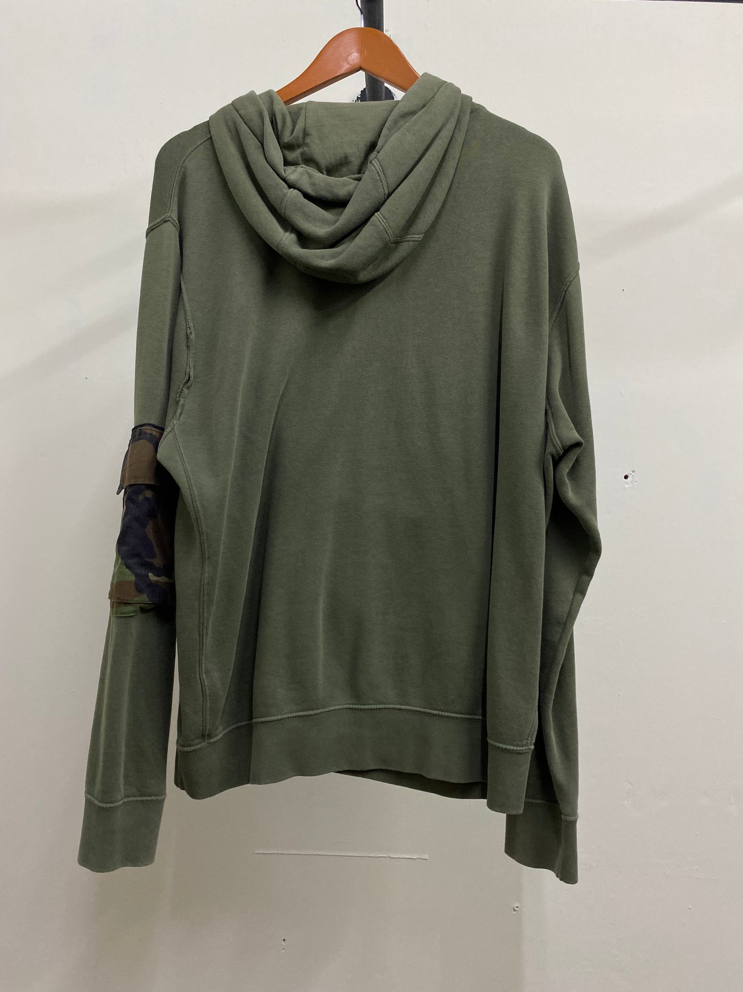 Vintage Nike Light Green & Camo Hoodie