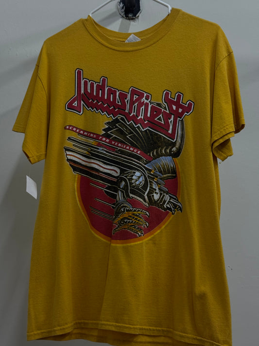Judas Priest Yellow Tee
