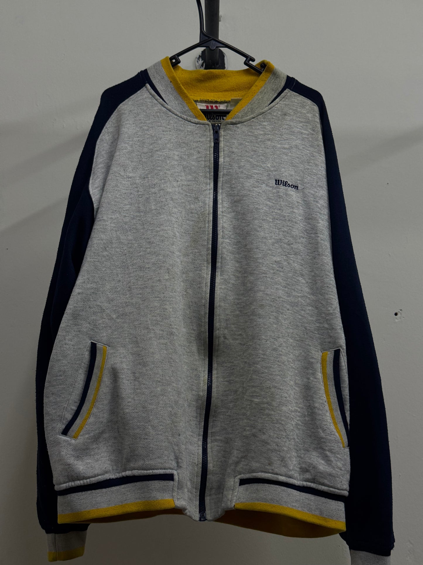Wilson Zip-Up Gray & Blue Jacket