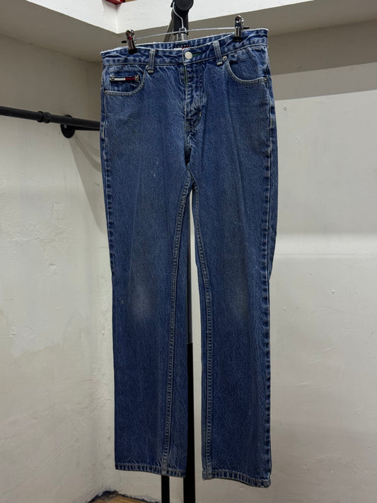 Tommy Hilfiger Straight Cut Blue Denim Jeans