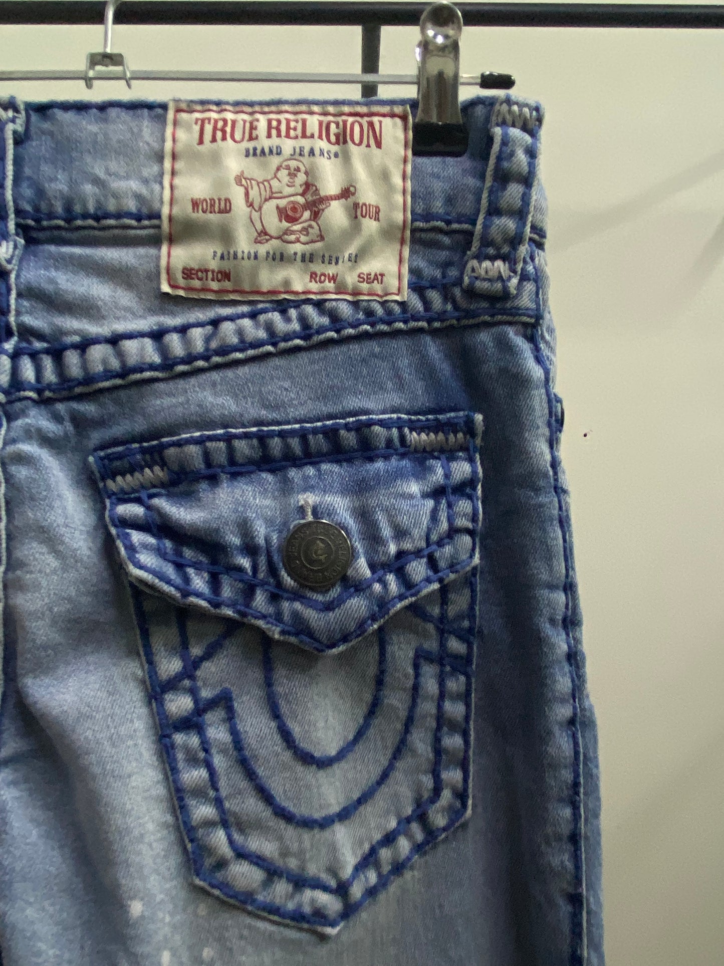 True Religion Ultra Skinny Light Blue Denim Jeans