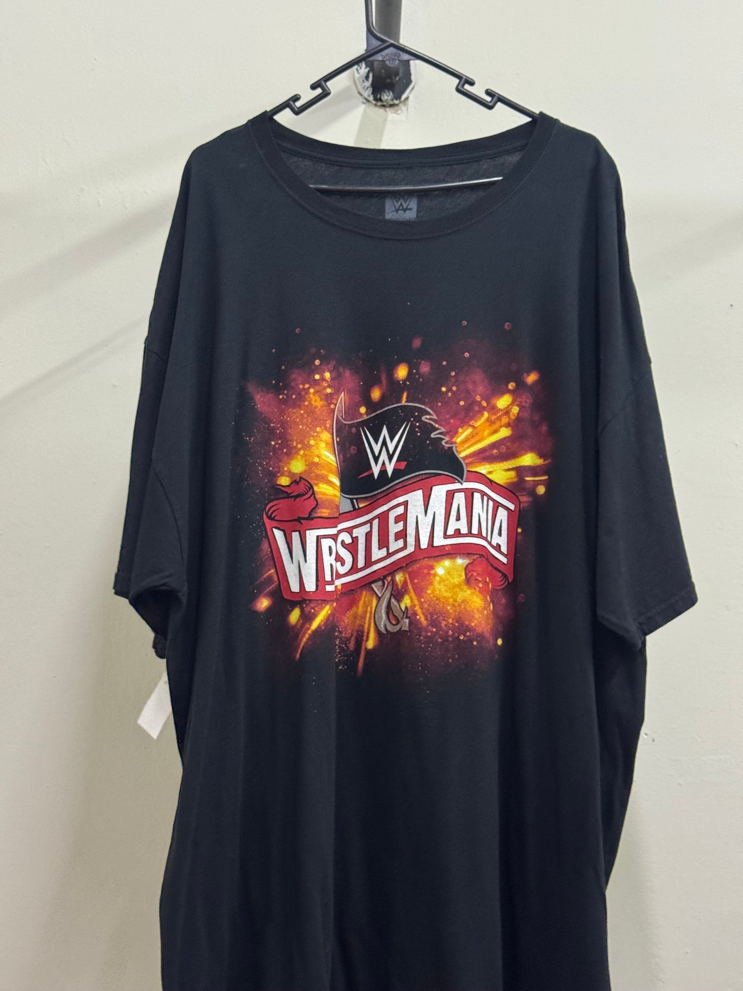 WW Authentic Wrestlemania Black Graphic Tee