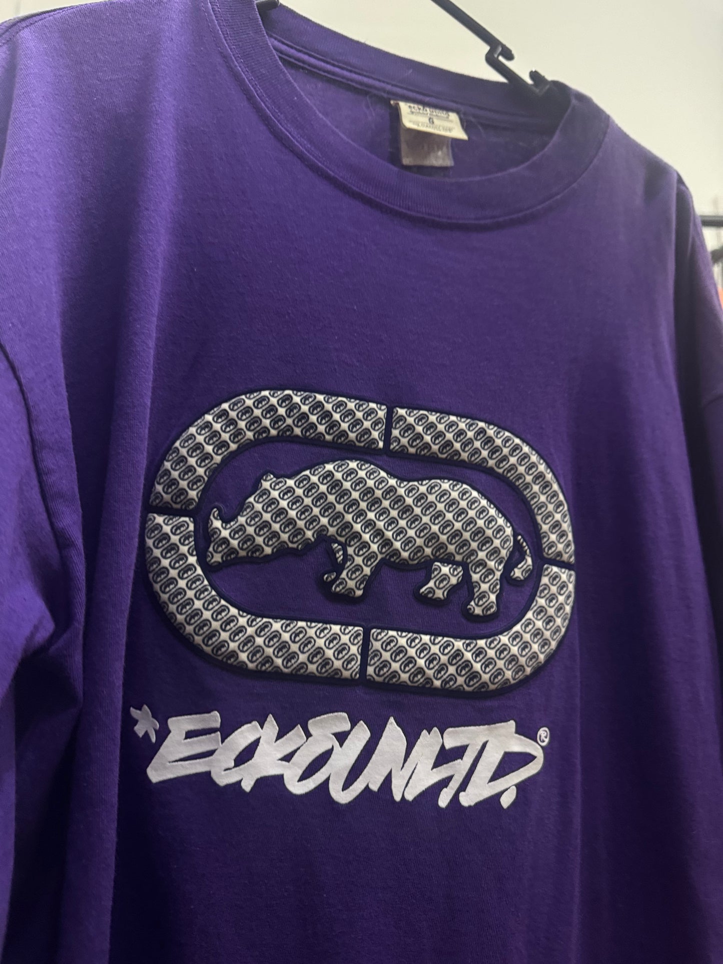 Ecko Unltd Long Sleeve Purple Shirt